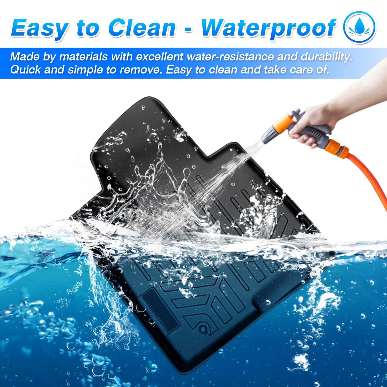 Cartist Custom Fit for Floor Mats Hyundai Santa Cruz 2022 2023 2024 2025 All Weather Anti-Slip Floor Liners for Santa Cruz Acces