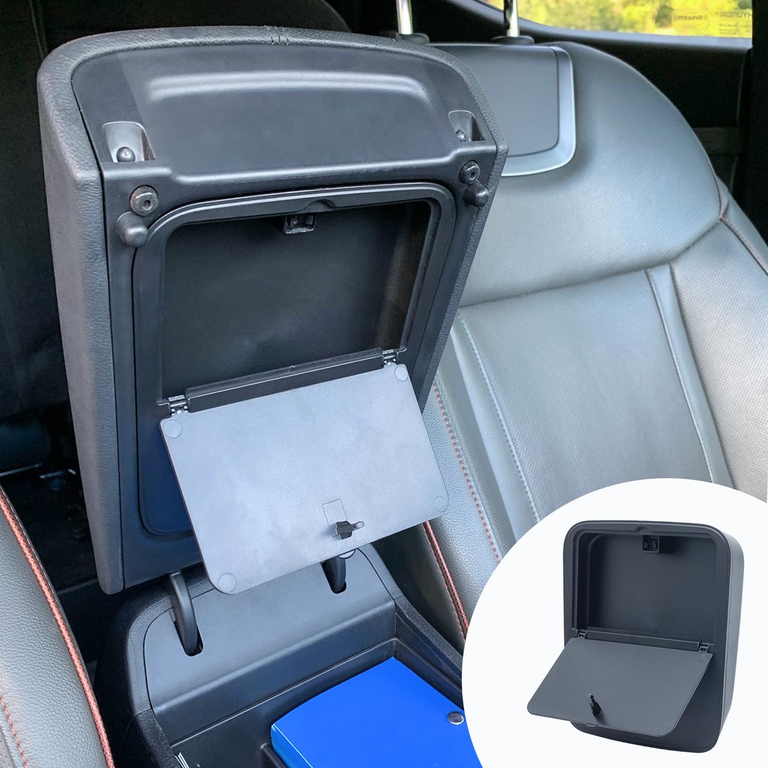 Pimcar Center Console Hidden Organizer For Hyundai Santa Cruz 2025 2024 2023 2022 Armrest Hidden Storage Box Secret Compartment