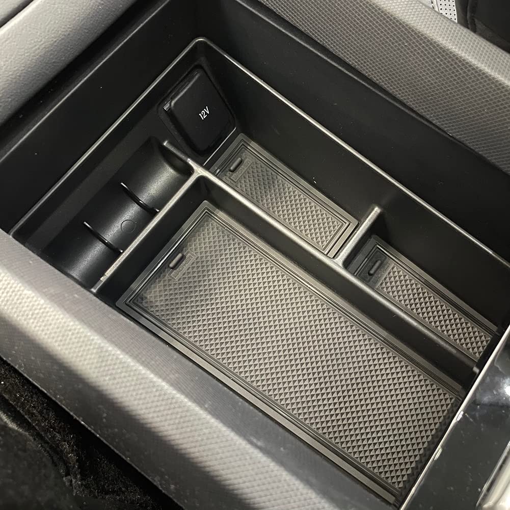 Bestevmod Aosk Compatible With Mustang Mach-E Armrest Storage Box Organizer Center Console Tray Accessories 2021 2022 2023 2024