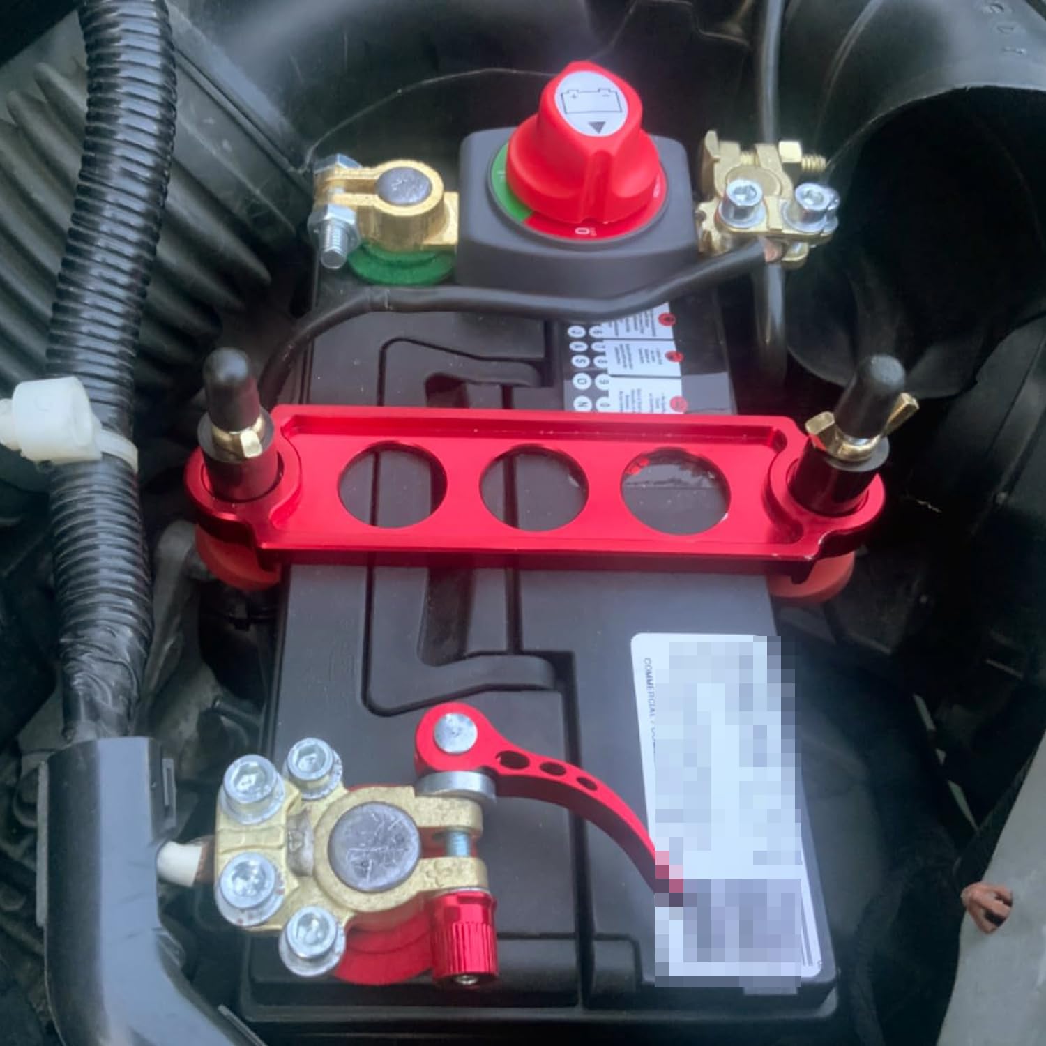 Ampper Top Post Battery Disconnect Switch, 12-48 V Battery Power Cut Master Switch Disconnect Isolator For Car, Vehicle, Rv And