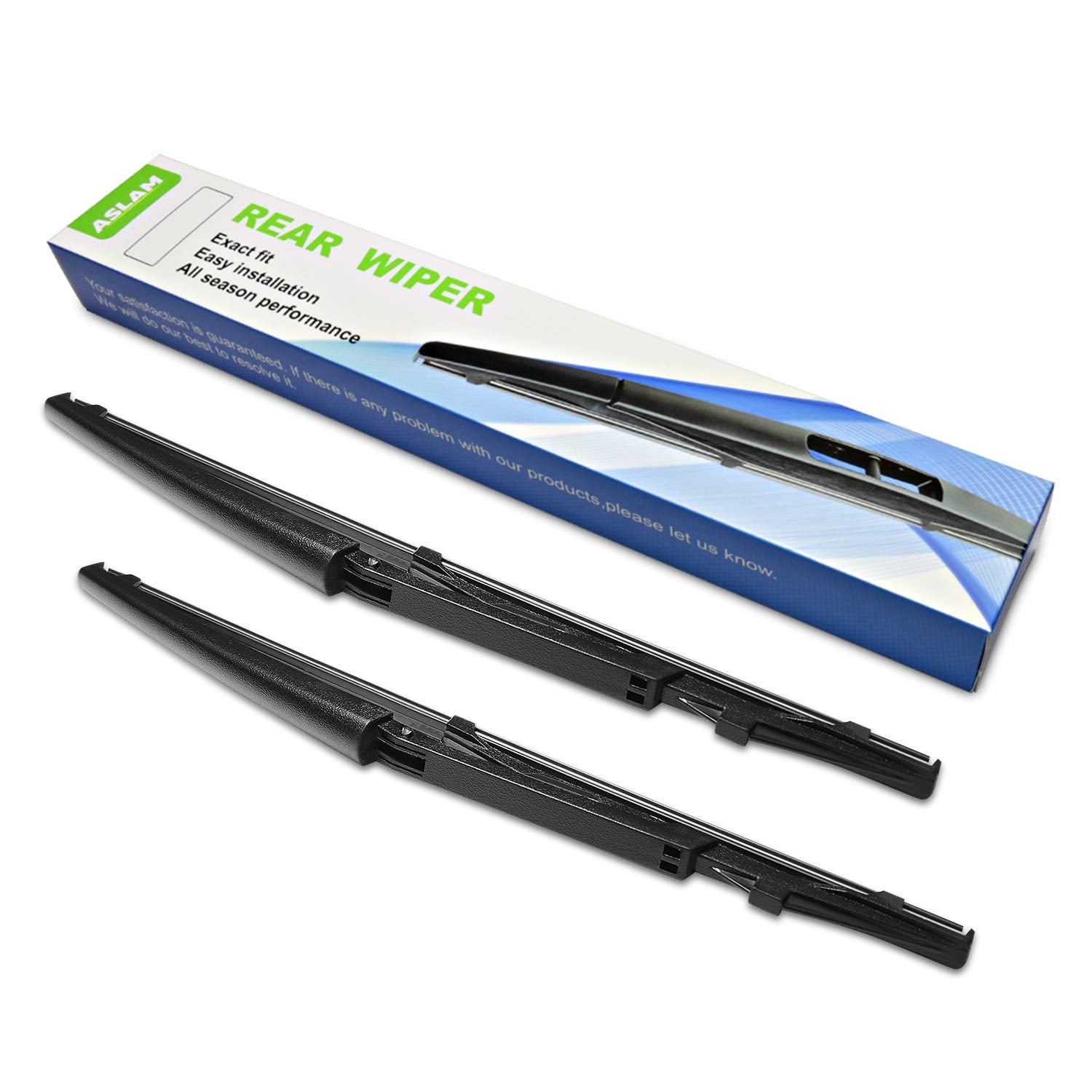 Rear Wiper Blade,Aslam Rear Windshield Wiper Blades Type-E 12P For Scion Xb 2004-2006,Exact Fit(Pack Of 2)