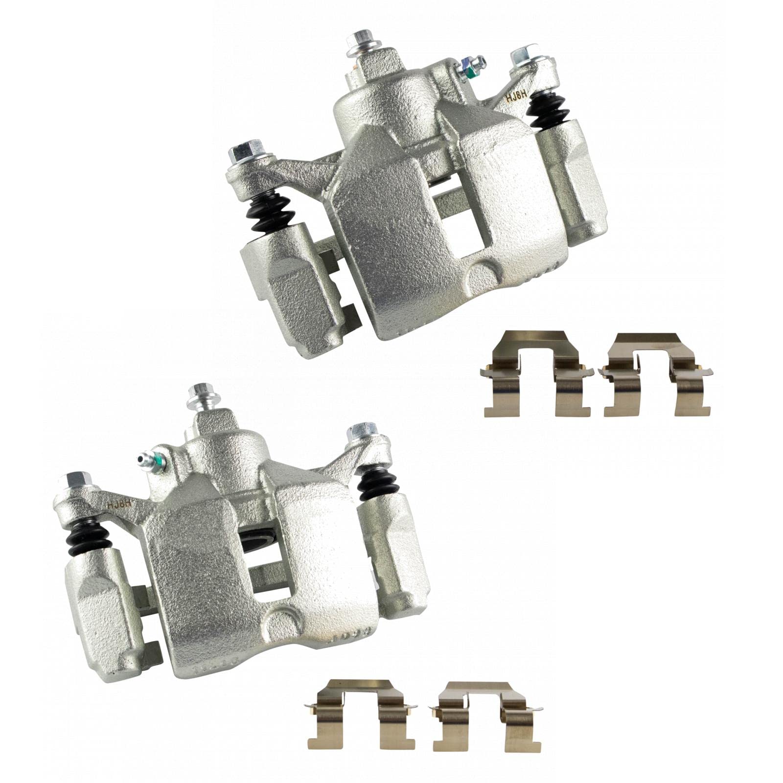 Trq Rear Brake Caliper Set Compatible With 97-09 Buick 00-10 Chevrolet 98-02 Oldsmobile 97-03 Pontiac