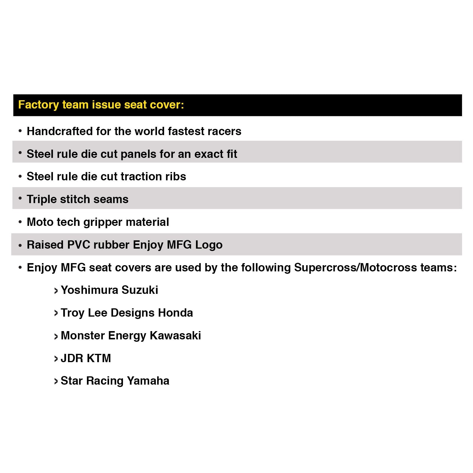 Enjoy Mfg Seat Cover - Compatible Fit For 1995-2007 Kawasaki Kdx 200 Kdx 220 - Black Sides/Green Top/Black Ribs #85