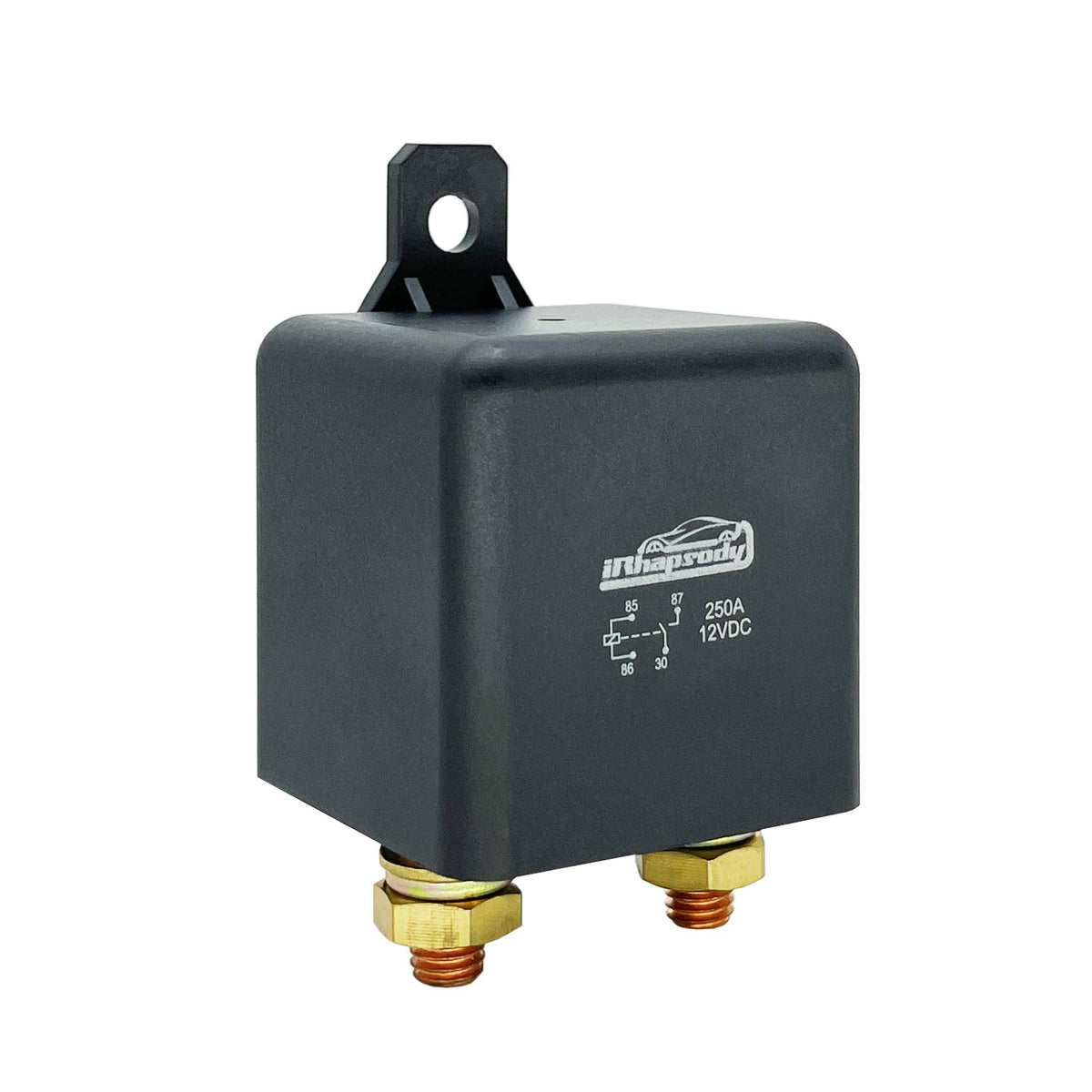 Irhapsody 250A 12V Relay, 4 Pin Spst High Current Control, Split Charge Switch