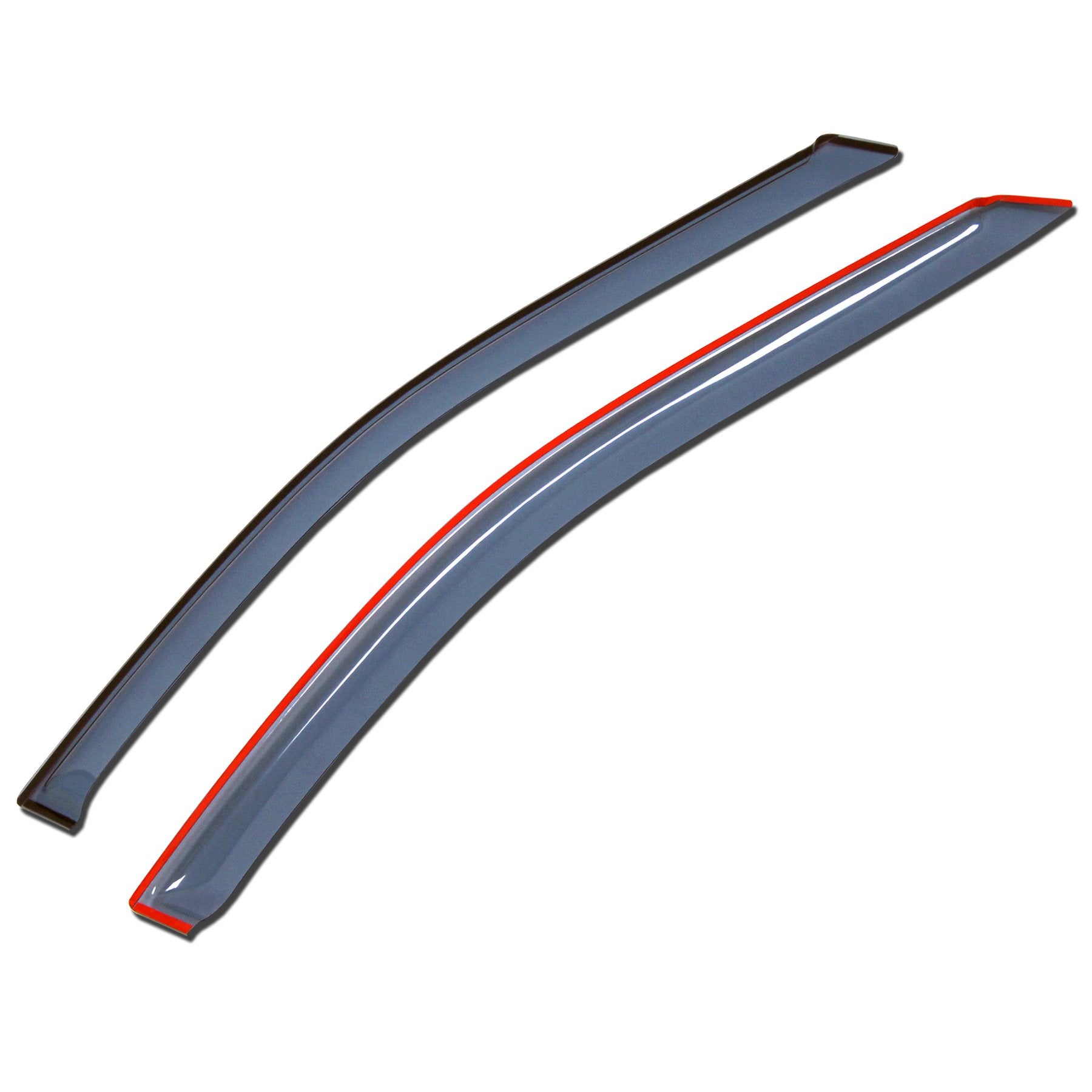 Tuningpros Outside Mount Window Vent Visors Rain Guards Compatible With Ford Focus Hatchback 2000-2007 | Side Window Wind Deflec