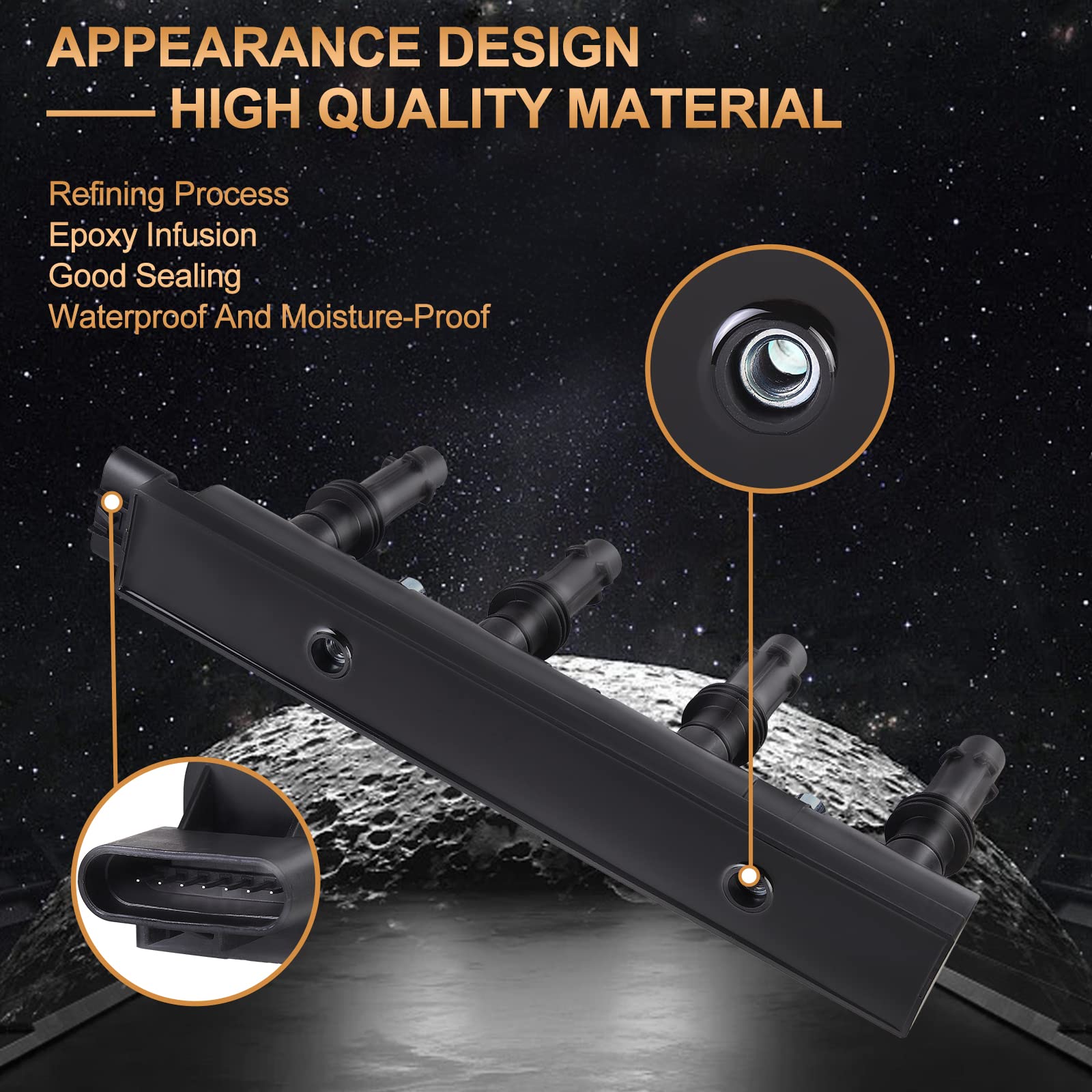 Ignition Coil - Coil Packs Uf669 Replacement For 2011 2012 2014 2015 Chevy Cruze,Trax Sonic Buick Encore 1.4L Replaces# 55573735