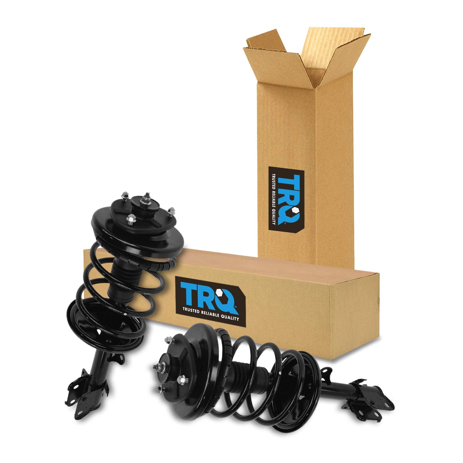Trq Front Strut & Coil Spring Assembly Set Driver & Passenger Sides Compatible With 01-02 Acura Mdx 03-08 Honda Pilot