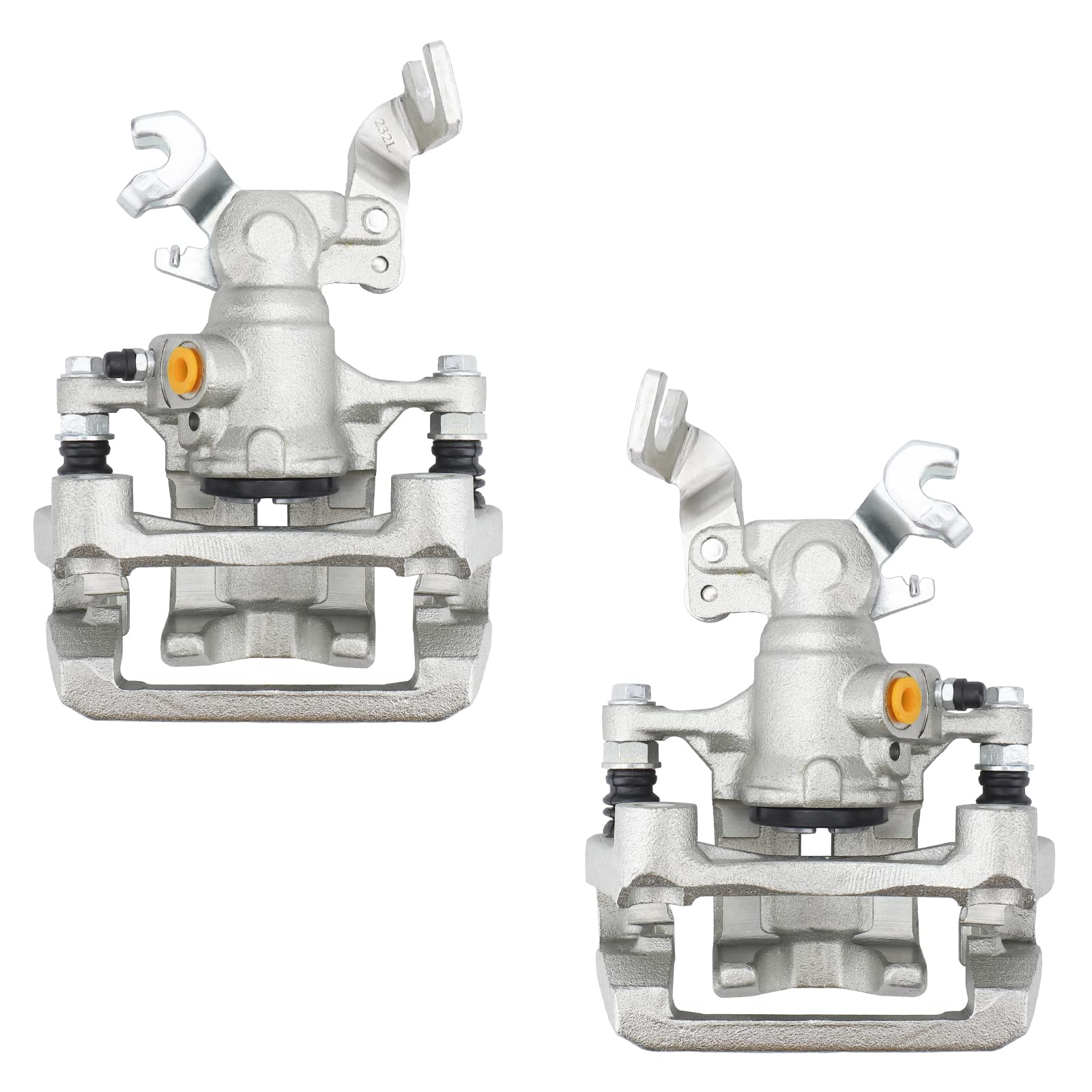 Irontek 18B5002 18B5003 Rear Driver & Passenger Side Brake Caliper Fit For 2006-2012 For Ford Fusion, 2007-2012 For Lincoln Mkz, 2006-2013 For Mazda 6, 2006-2011 For Mercury Milan, 2006 Lincoln Zephyr