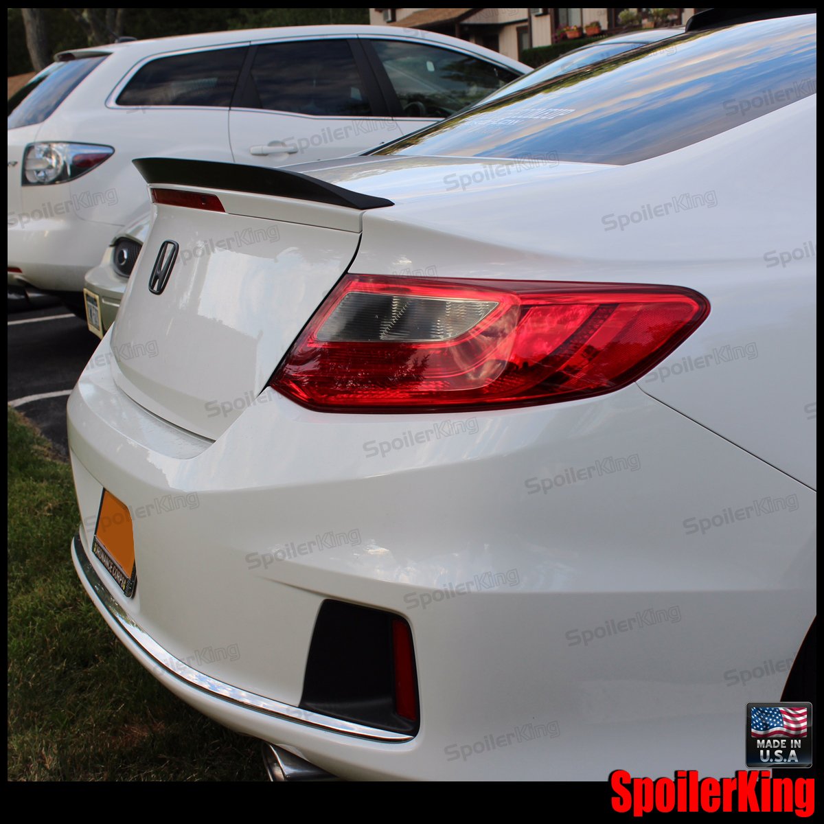 SpoilerKing Trunk Lip Spoiler (284G) Compatible with Accord 2013-2019 2dr Black