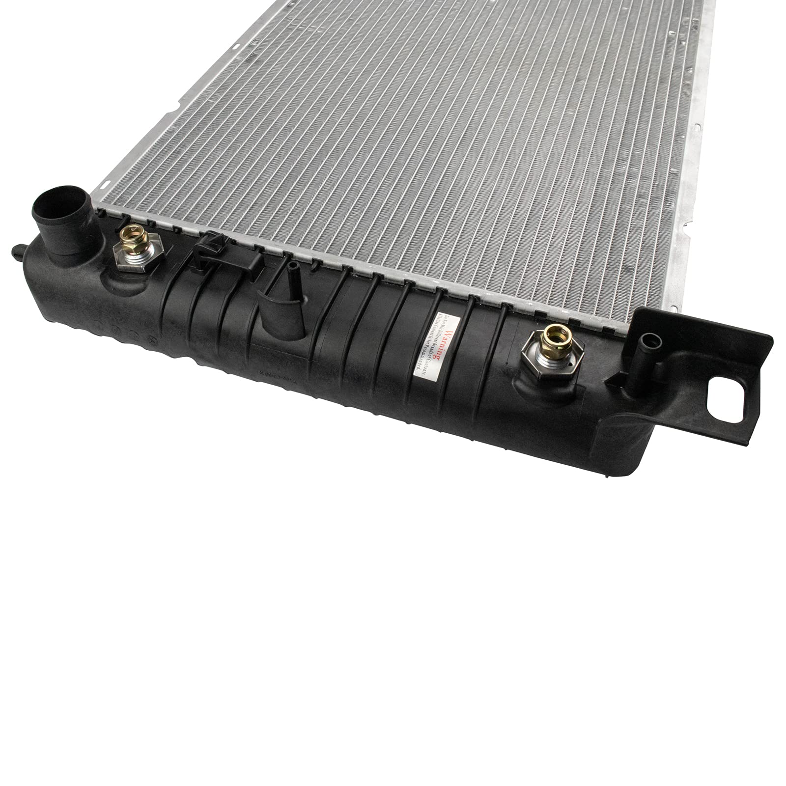 Trq Rda82612 Complete Radiator Replacement 34'' Core Compatible With Chevrolet Avalanche Silverado 1500 2500 3500 Suburban Tahoe