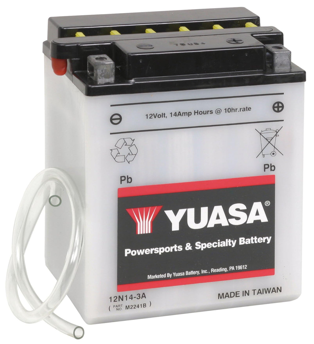 Yuasa YUAM2241B 12N14-3A Battery, One Size