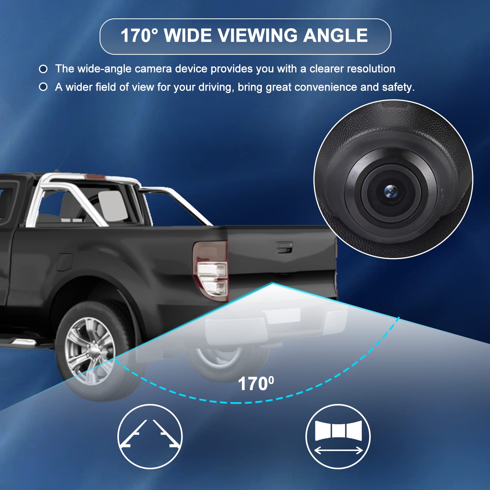 Partselect Rear Tailgate Handle Reverse View Backup Camera 69090-0C051 690900C051 81214 Replacement For 2007-2013 Toyota Tundra