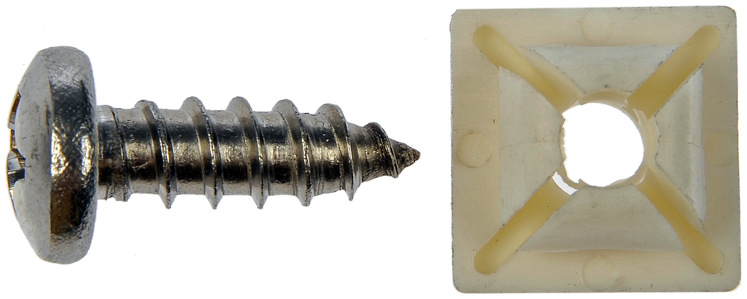Dorman 785-166 License Plate Fasteners- No. 14 X 3/4 In., 4 Pack