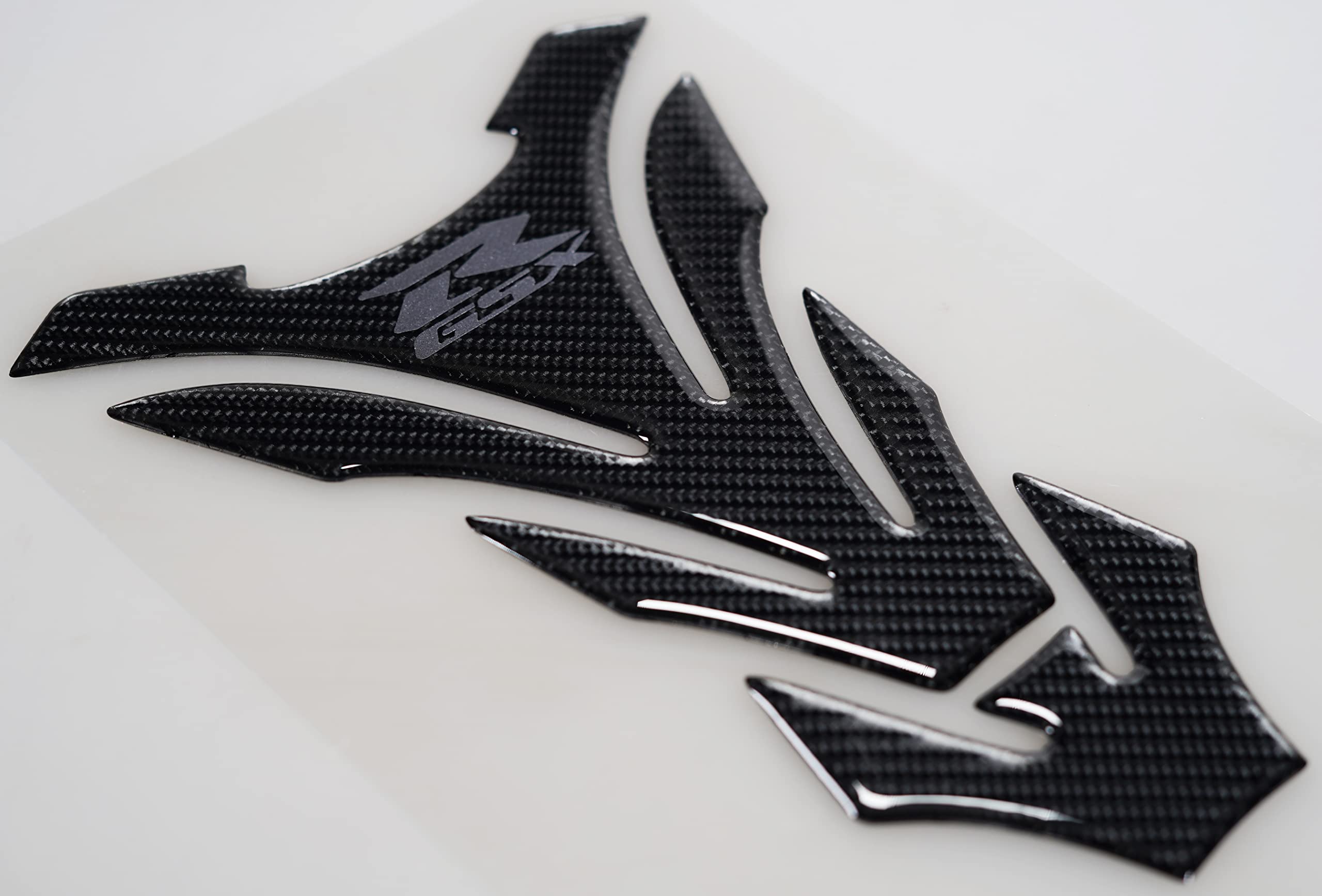 Revsostar Real Carbon Fibre Gas Cap, Tank Pad,Triple Tree Front End Upper, Top Clamp Decal Stickers, Tank Pad, Tank Protector For Gsxr 600 Gsxr 750 Gsxr 1000 K6 K7 K8 K9 L1 2006-2017(Grey)