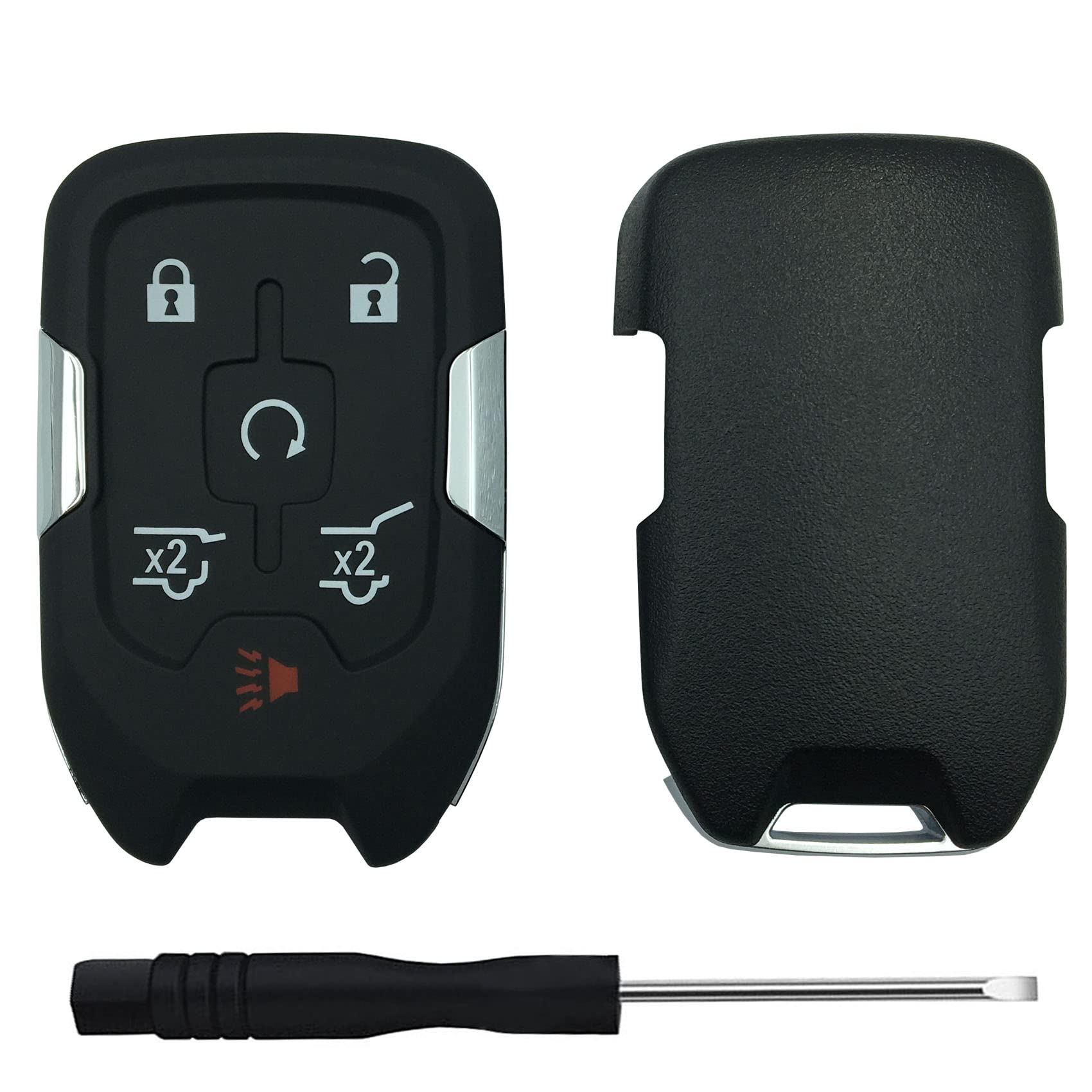 Replacement Keyless Entry Remote Key Fob Shell Case For 2014 2015 2016 2017 Chevy Suburban Tahoe Gmc Yukon Car Key Fob Cover (6
