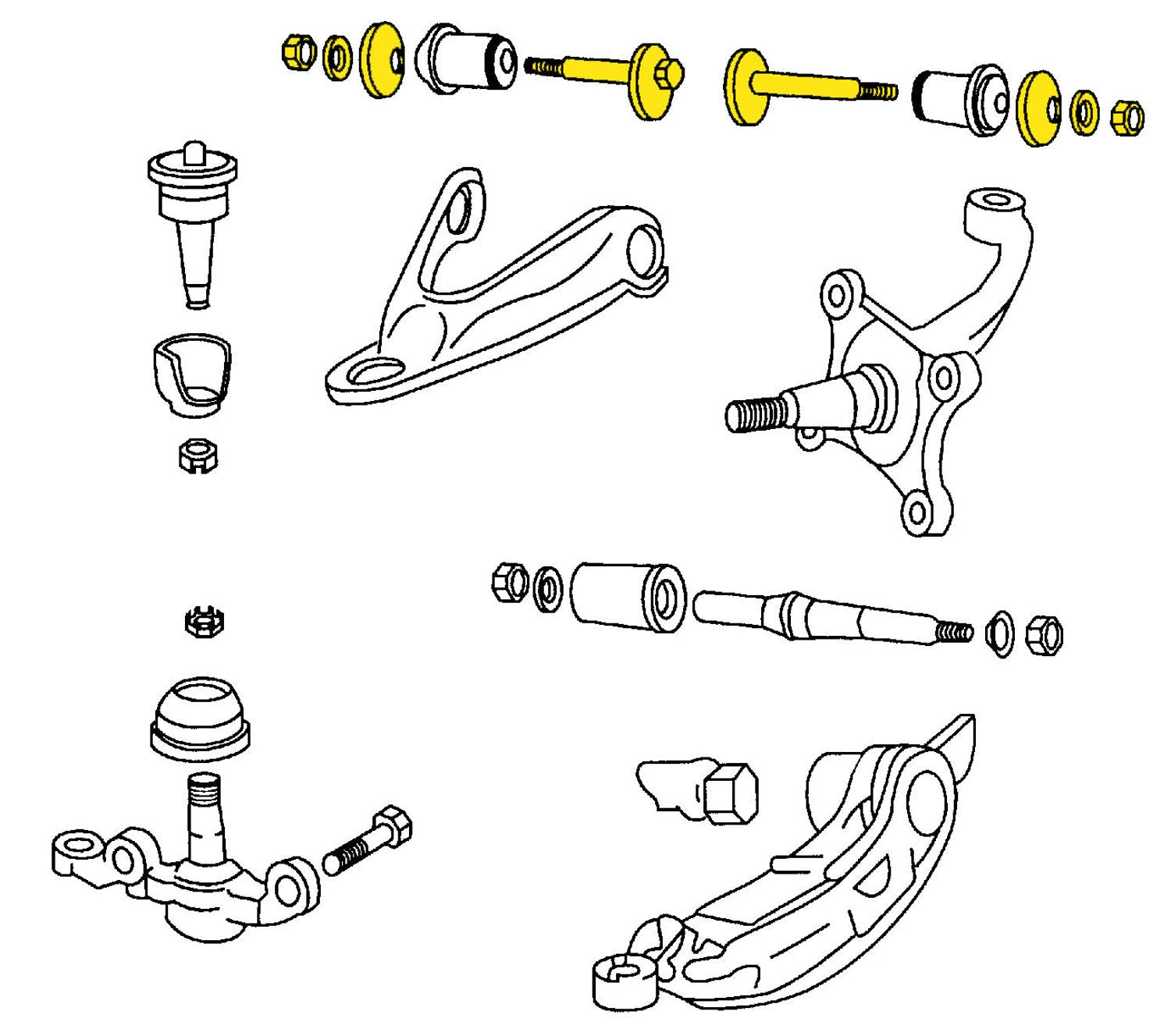 Moog K8243A Alignment Caster / Camber Kit For Ford Mustang