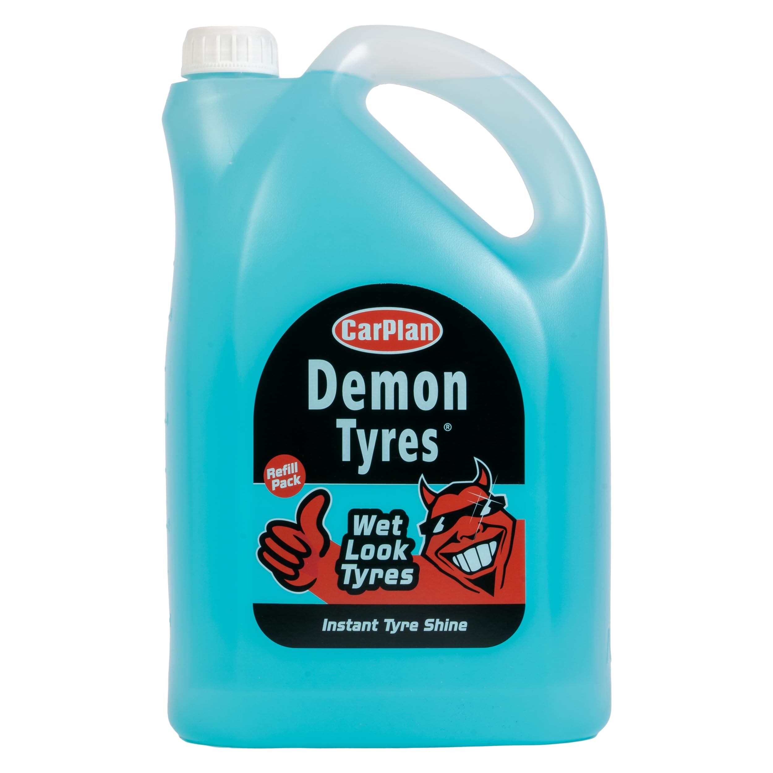 Carplan Demon Tyres 169 Fl Oz (5L) Refill Pack - Wet Look Tyres