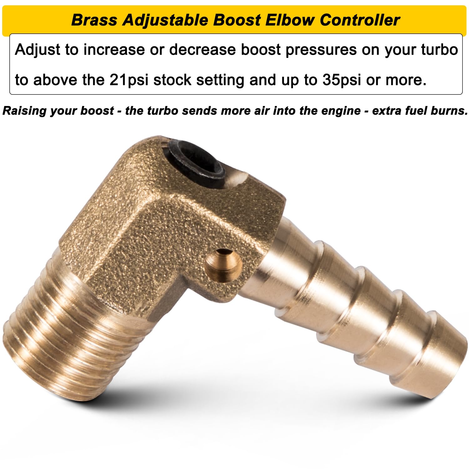 Hy35W Hx35W Hx40W Adjustable Boost Elbow Controller & 2095 Rack Cap Rack Plug For Dodge Cummins 1994-1998, P7100 Injection Pumps