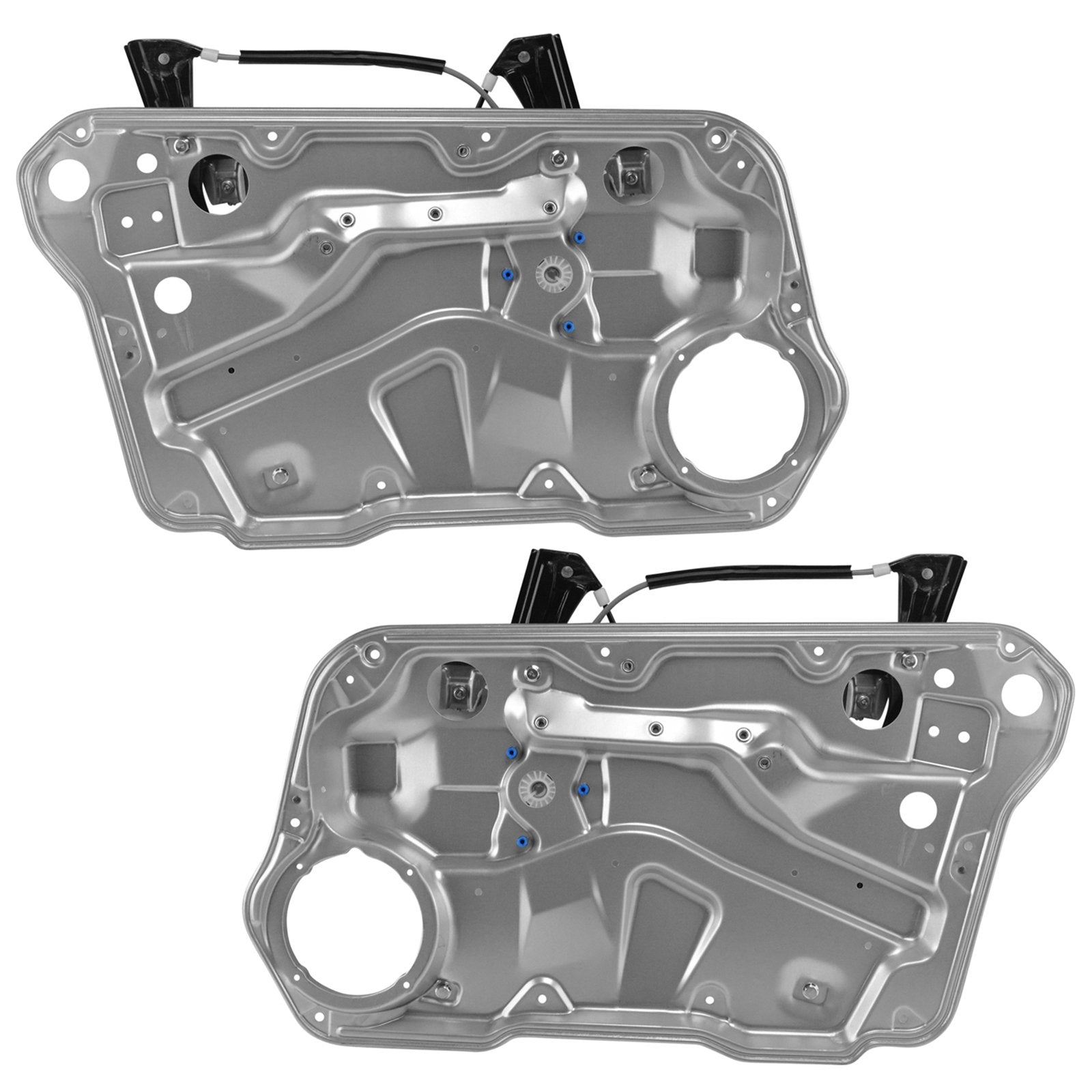 Trq Front Power Window Regulator Set Compatible With 1999-2006 Volkswagen Golf 1999-2005 Jetta