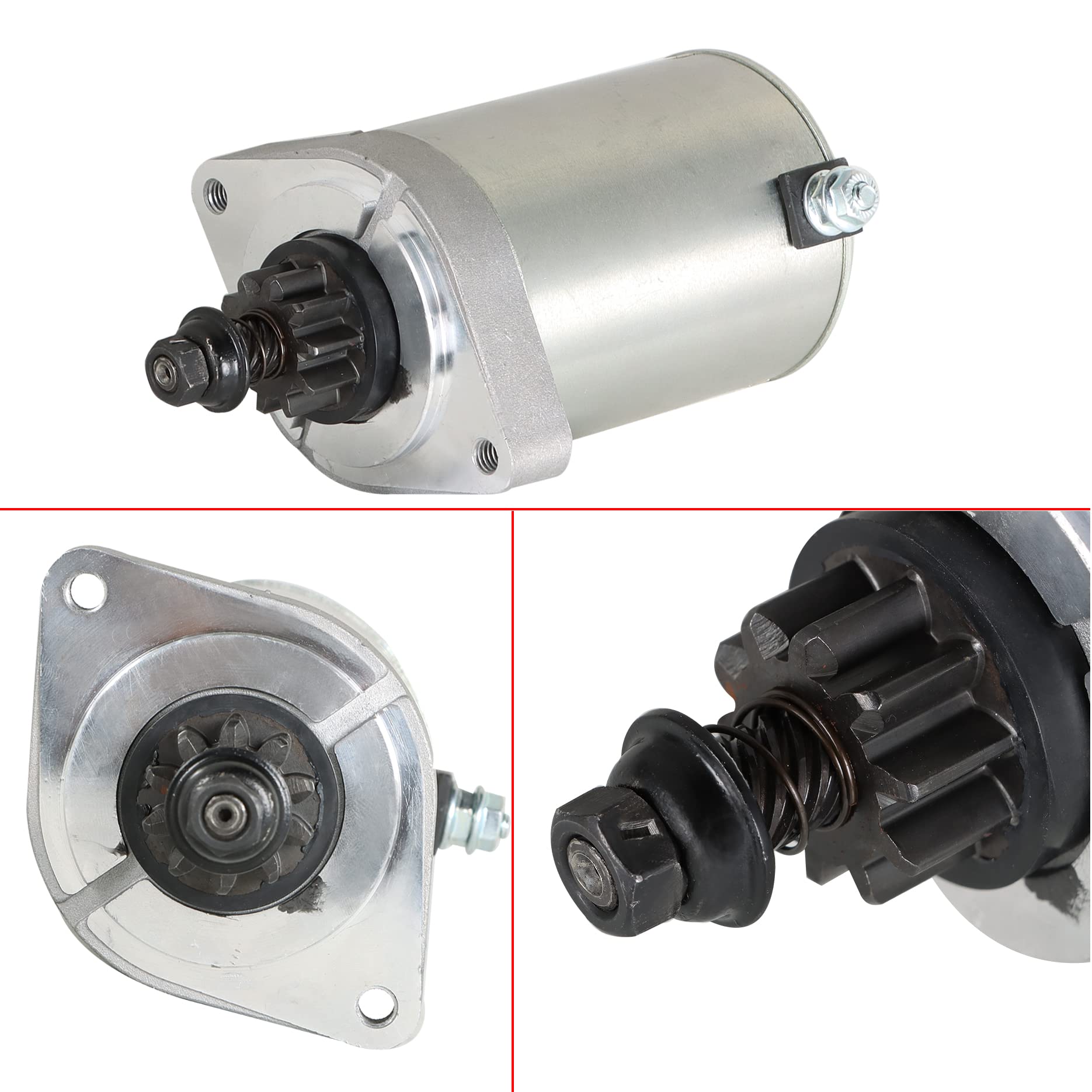 Liguvcy 21163-0711 Starter Replacement For Kawasaki Fr651V Fr691V Fr730V Fs481V Fs541V Fs600V 21.5-24Hp Engine