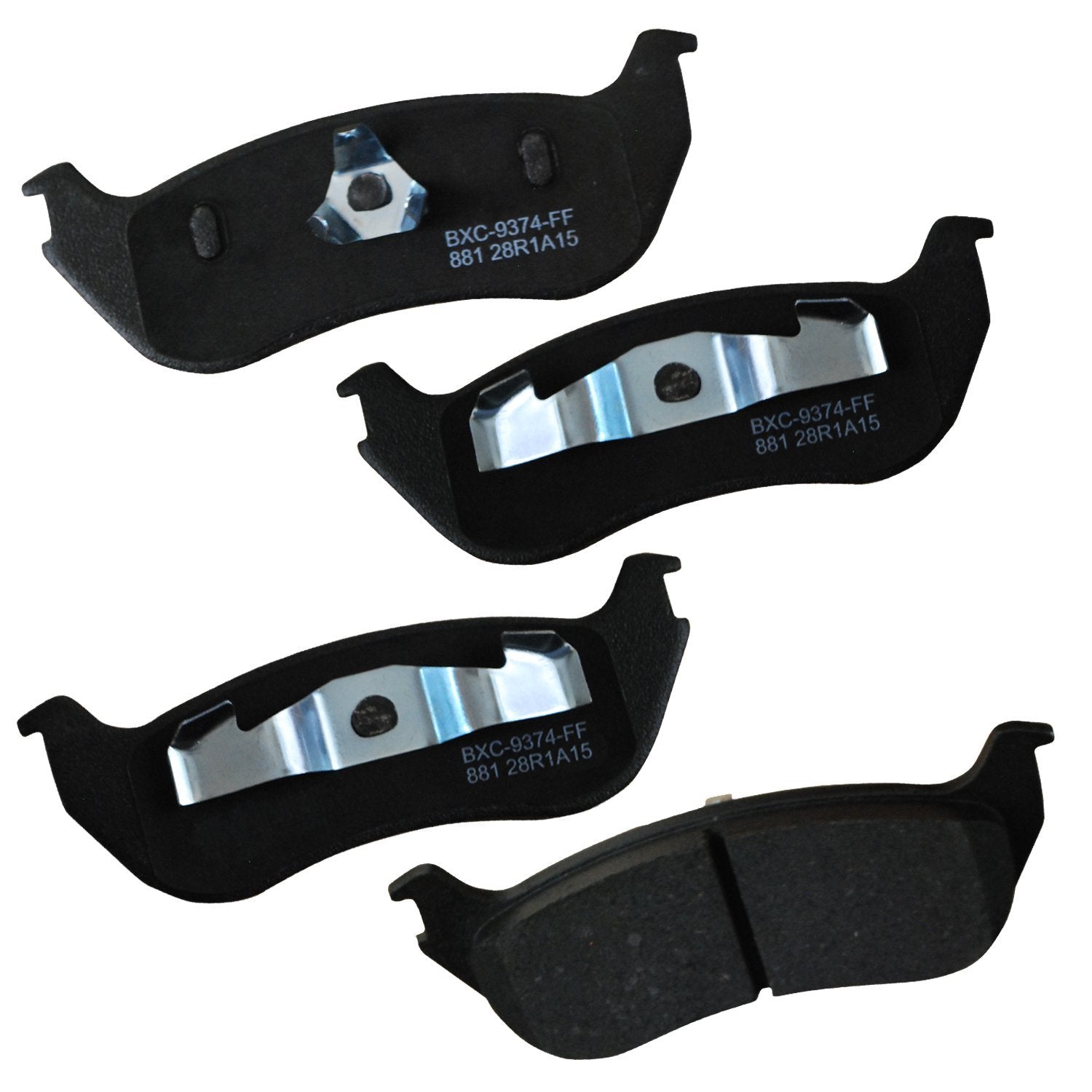 Bendix Premium Sbc881 Ceramic Rear Brake Pads For Ford Explorer 2005-2002, Explorer Sport Trac 2003, Mercury Mountaineer 2005-20