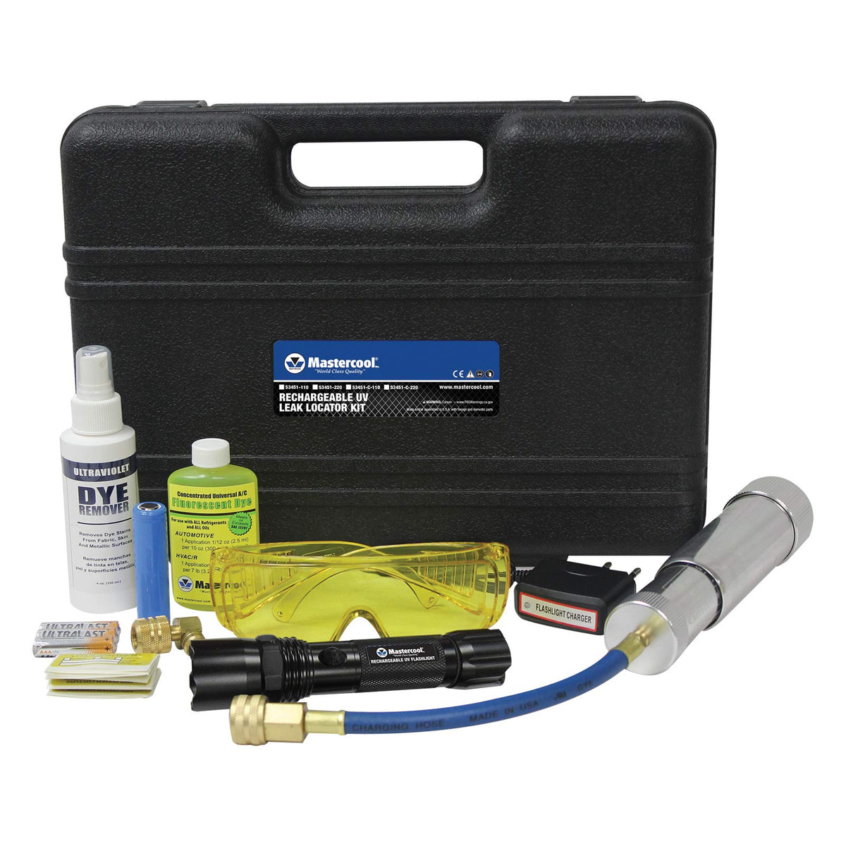 Mastercool (53451-110 Black Rechargeable Uv Leak Detection Kit