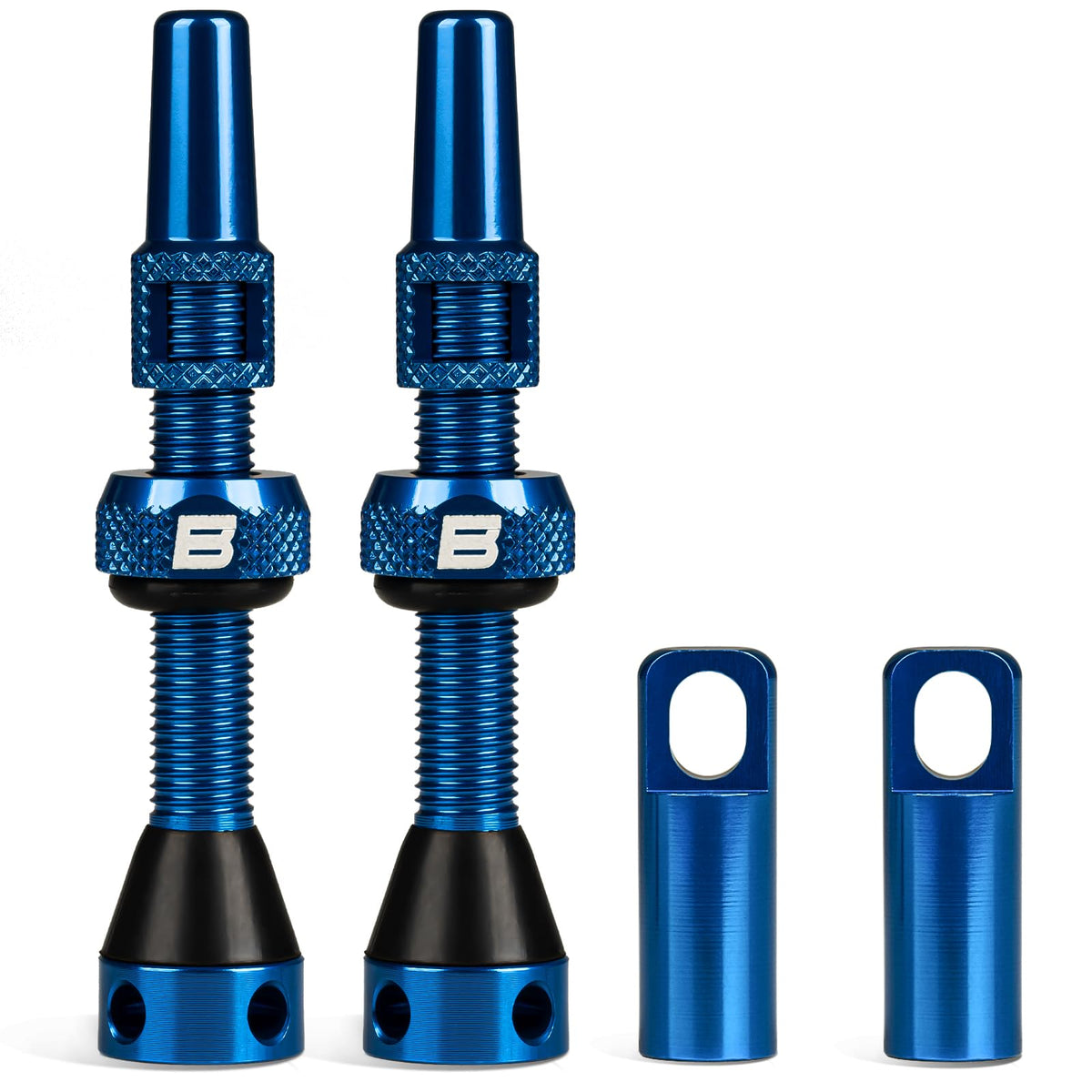 Bwshlf Tubeless Presta Valve Stem 40/44/55/60/65/70/80/100 Mm, Super Light Alloy Presta Valve Stem Kit With Valve Core Remover T