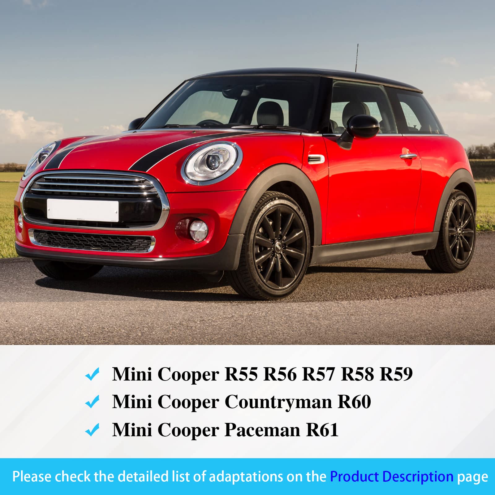 Shinehome Engine Cooling Water Pipe With O-Ring, Water Pump To Thermostat Housing Compatible With Mini Cooper R55 R56 R57 R58 R5