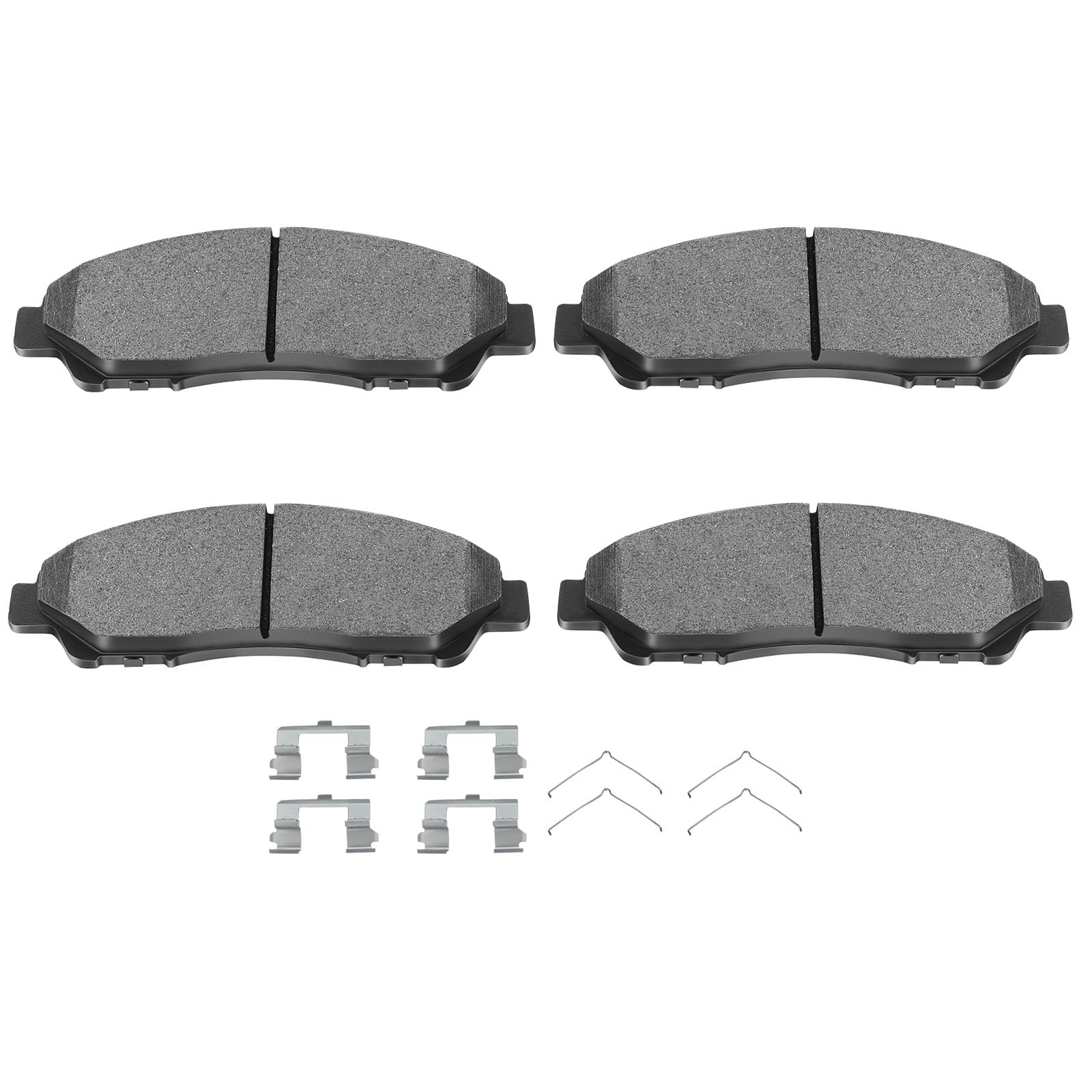 Scitoo D1378 Front Semi-Metal Brake Pads Sets Fit For Acura Mdx 2007-2019,For Acura Zdx 2010-2013,For Honda Pilot 2009-2019,For