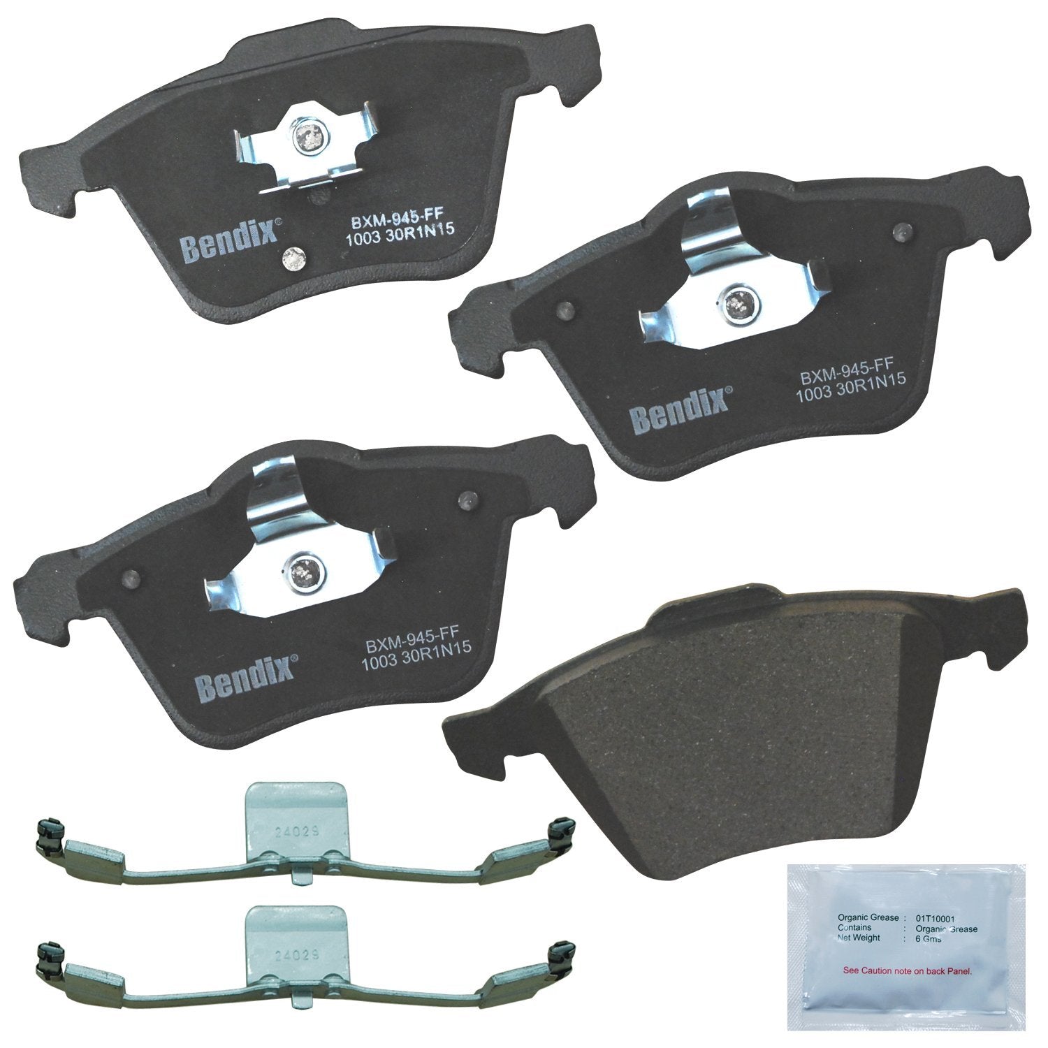 Bendix Priority1 Cfm1003 Semi-Metallic Front Brake Pads For Volvo Xc90 2014-2003