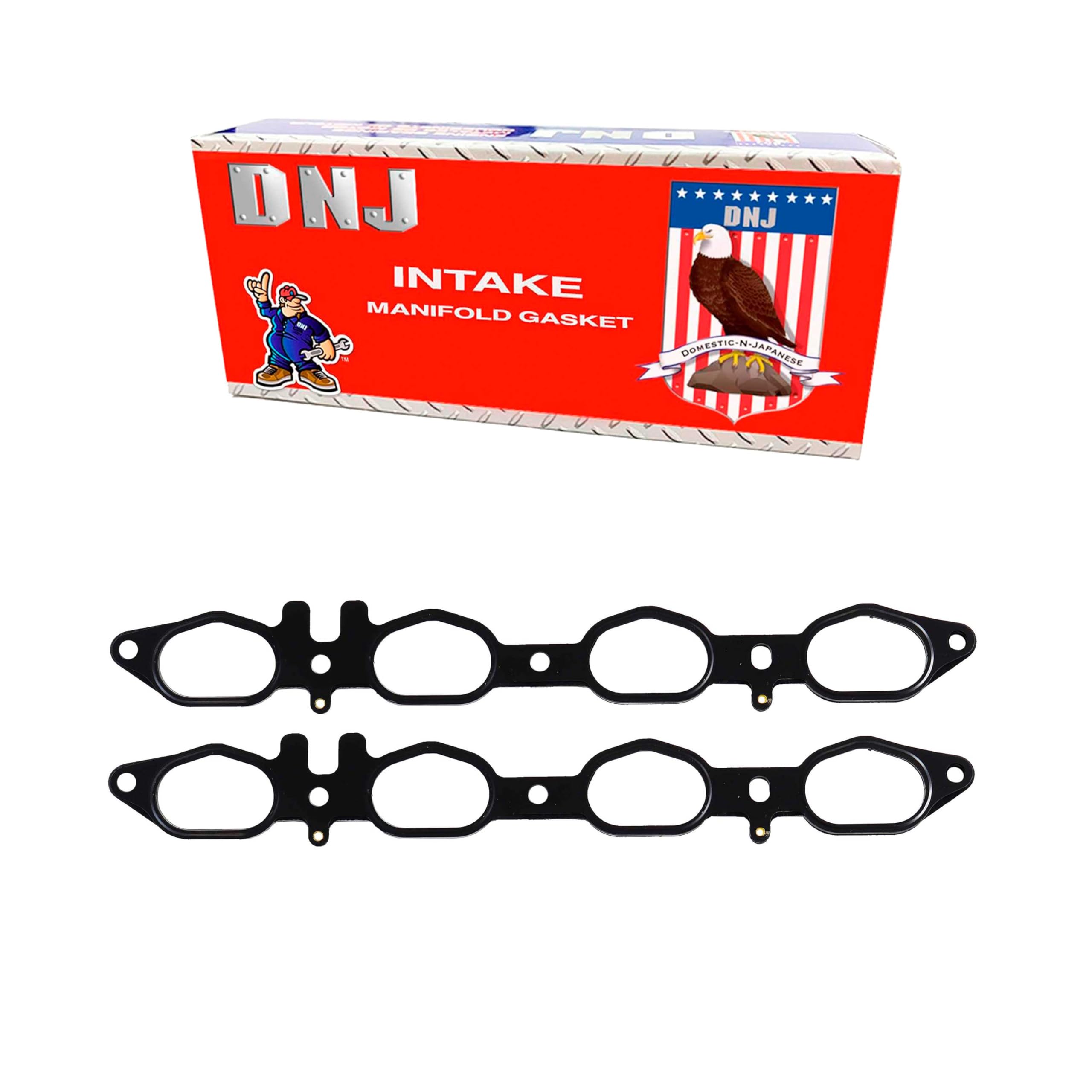 DNJ IG971 Intake Gasket for 1998-2010 / Lexus, Toyota / 4Runner, GS400, GS430, GX470, Land Cruiser, LS400, LS430, LX470, Sequoia, Tundra / 4.0L, 4.3L, 4.7L / DOHC / V8 / 32V / 1UZFE, 2UZFE, 3UZFE