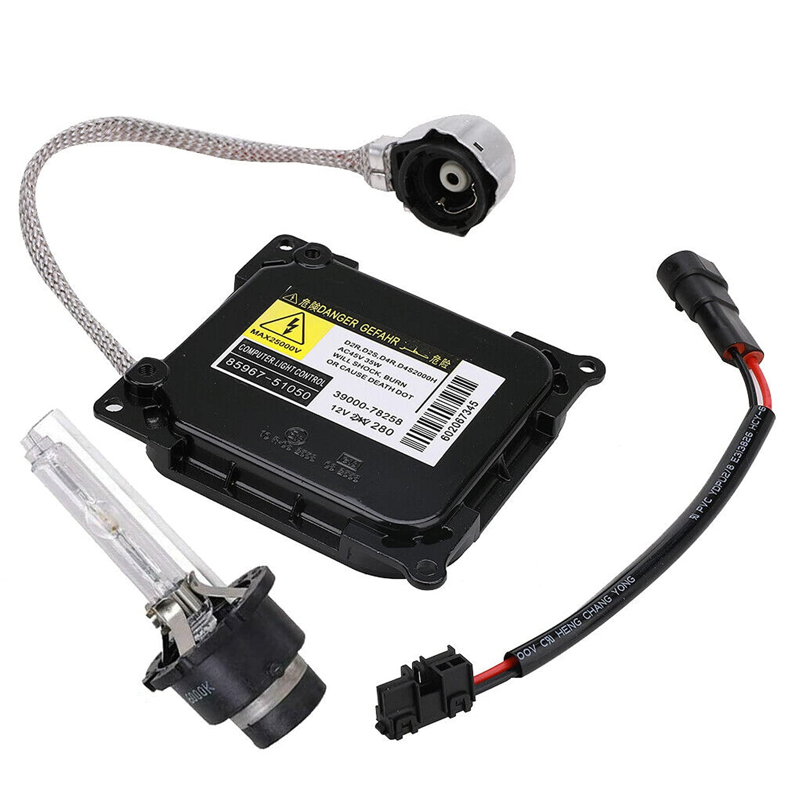 Xenon HID Headlight Ballast Control Unit with Igniter and D4S Bulb Compatible with Lexus IS250, RX350, GS350, ES350, GS300, GS35