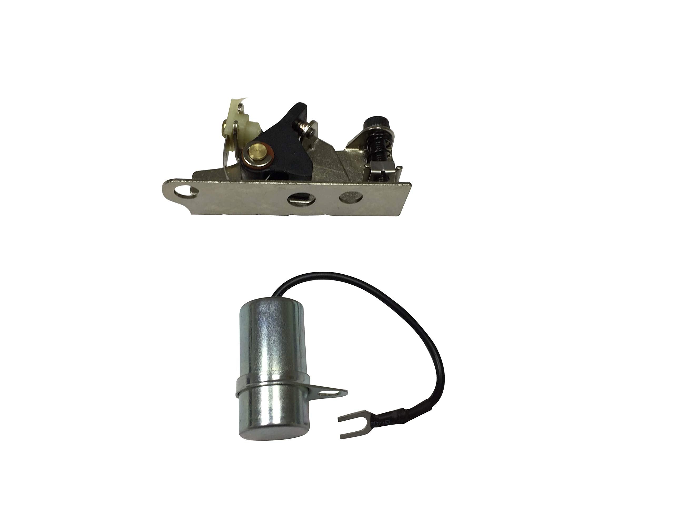 ENGINERUN 160-1183 Point & Condenser Ignition Kit Compatible with Onan Cummins John Deer Lawnmower Parts Fits for OEM 160-1183 3