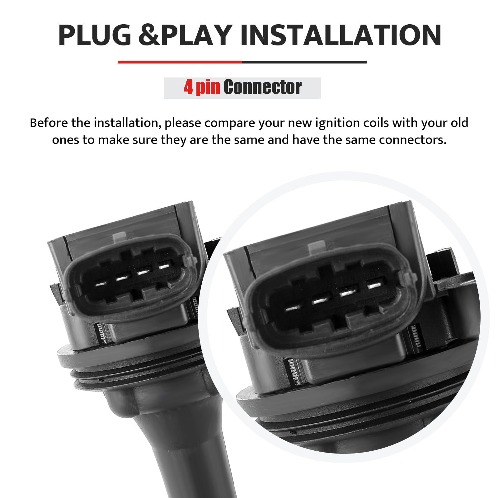 Ignition Coil Pack Replacement For Volvo L5 2.3 2.4 2.5 2003 2004 2005 2006 2007 Volvo V70 Xc70 Xc90 S80 S60, S60 C70 V70 S70, L