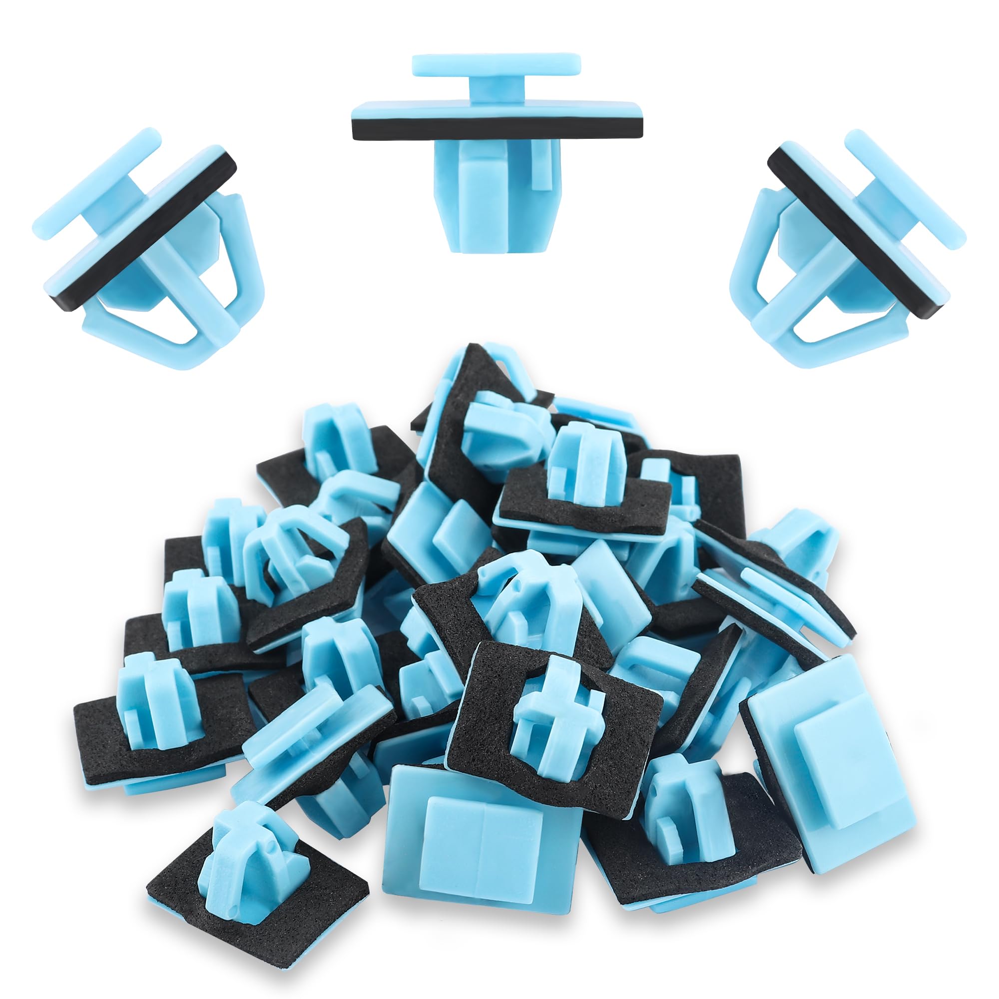 60PCS Rocker Moulding Door Panel Clips,Car Retainer Clips Automotive Clips and Fasteners Replacement OEM#87756-1F000,Compatible 