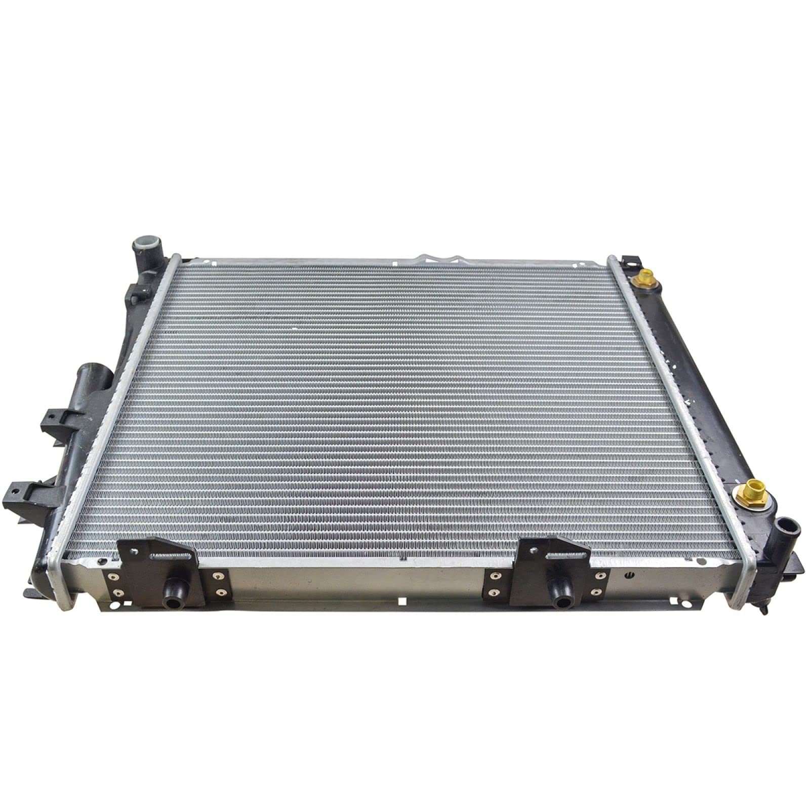 Trq Radiator Assembly Aluminum Core Compatible With 87-89 Mercedes-Benz 260E 88-92 300Ce 86-92 300E 88-93 300Te 94-95 E320 Cu453