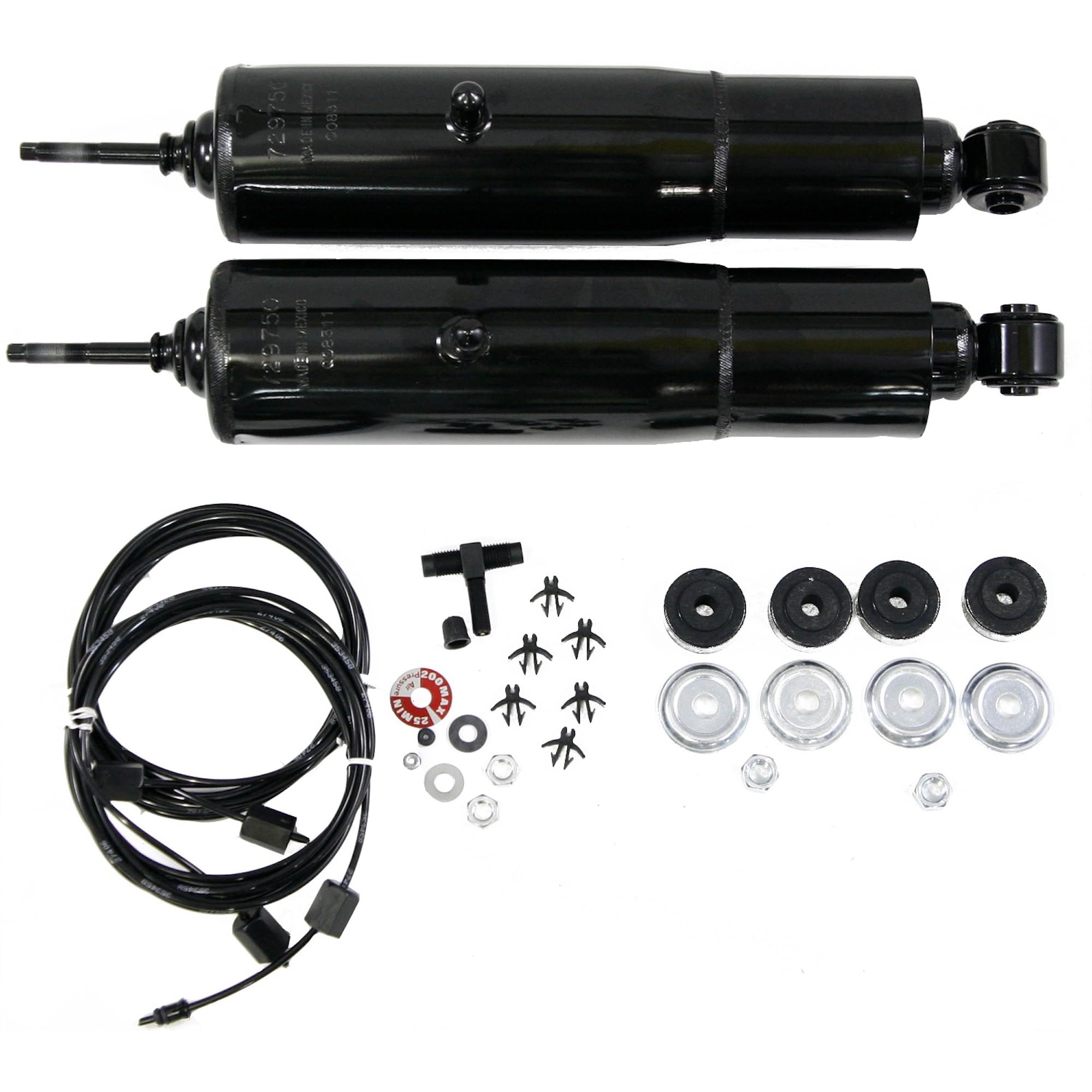 Gabriel 49178 Hijackers Rear Adjustable Air Shock Absorbers Fits Ford E-150, E-250, E-350, Econoline & Club Wagon; E-350, E-450 