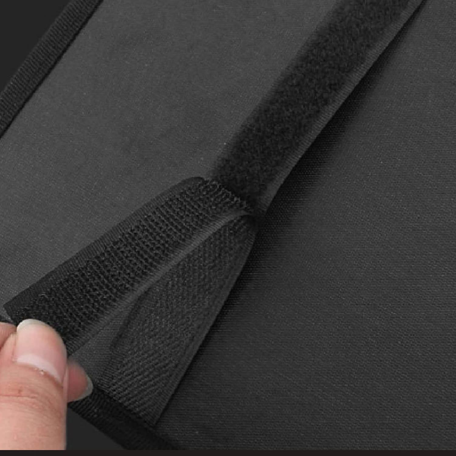 2 Pack Car Sun Visor Interior Accessories Cards, Sunglasses, Pens Storage Holder - Cars With 8 Cd Or Dvd Storage Sleeves, Black