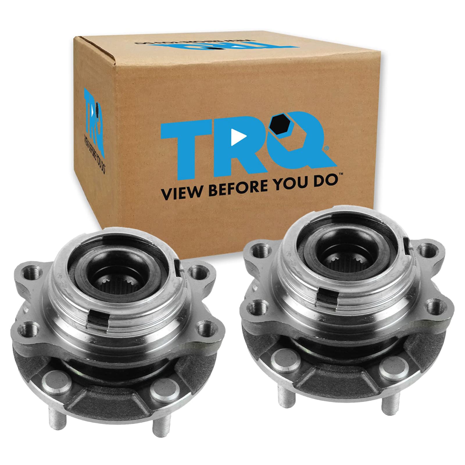 Wheel Bearing & Hub Front Lh Driver Rh Pass Pair For Awd G35 G37 Ex35 M56