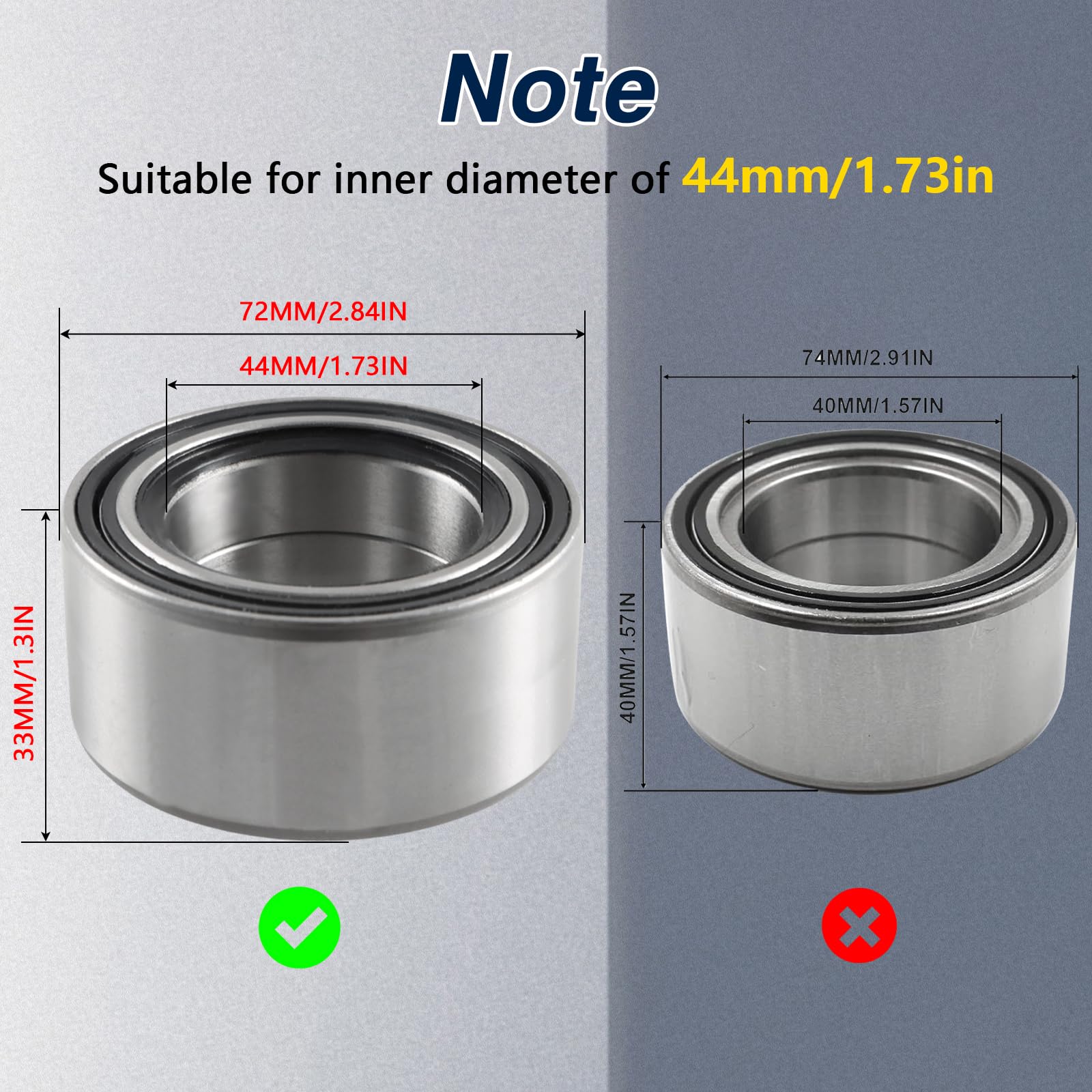 EVRBUL Upgraded Front/Rear Wheel Bearing Install and Removal Press Tool Kit Compatible with Polaris Sportsman XP 550 850 1000,Ra