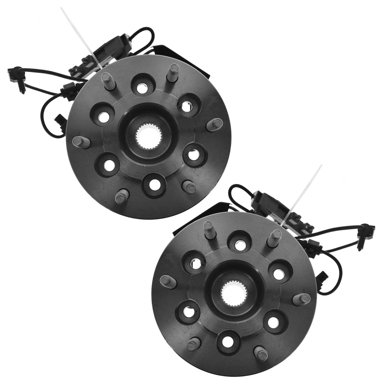 Trq Front Wheel Hub Bearings Assembly Set Compatible With 2004-2008 Chevrolet Colorado Gmc Canyon 2006 Isuzu I-350 2007-2008 I-3