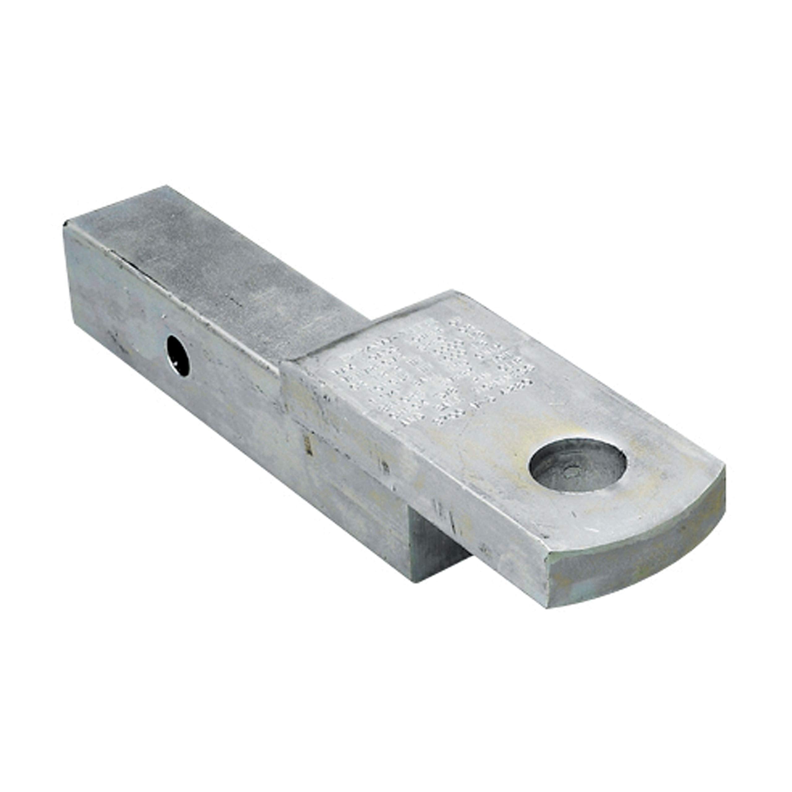 Ball Mount, 12,000 Lbs. Gtw, 1-1/4'' Ball Hole, 8-1/2'' Length, 1'' Rise, 2'' Drop, Zinc
