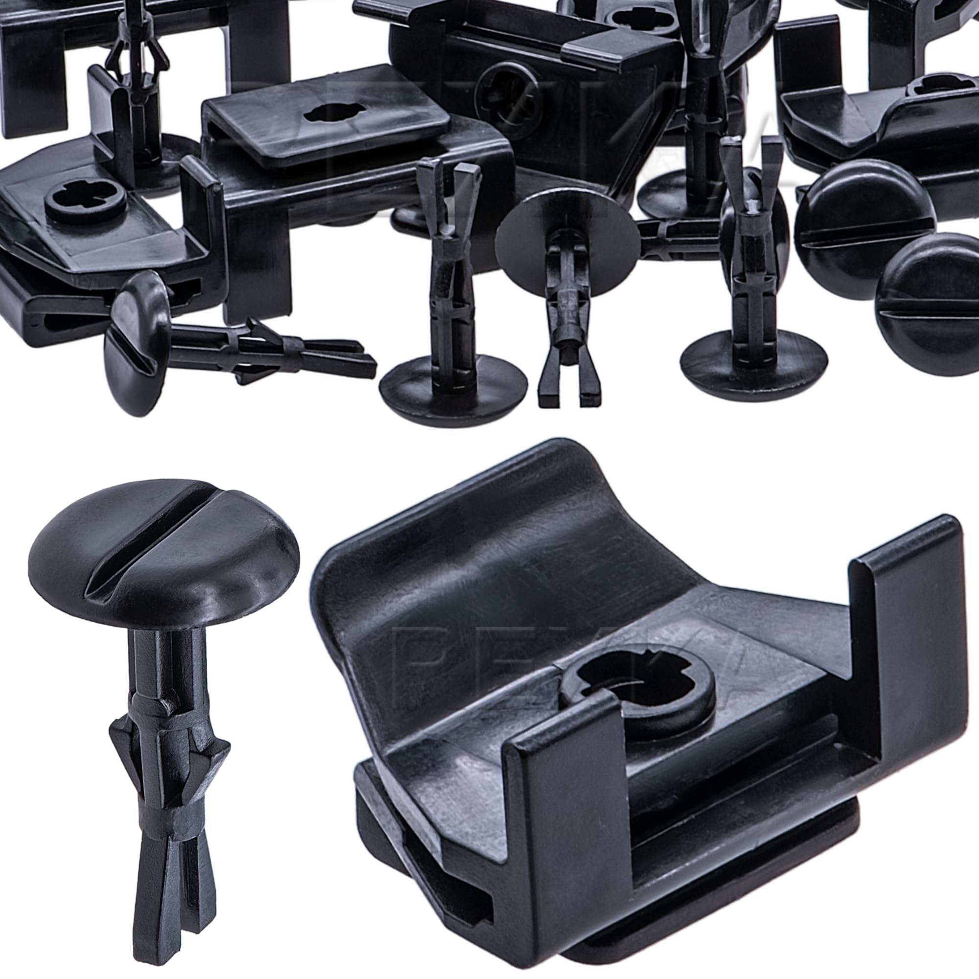 Rexka 5 Sets Front Fender & Bumper Cover Clip & Pin Set For Toyota Lexus 53879-58010 47749-58010 Avalon Camry Corolla Highlander