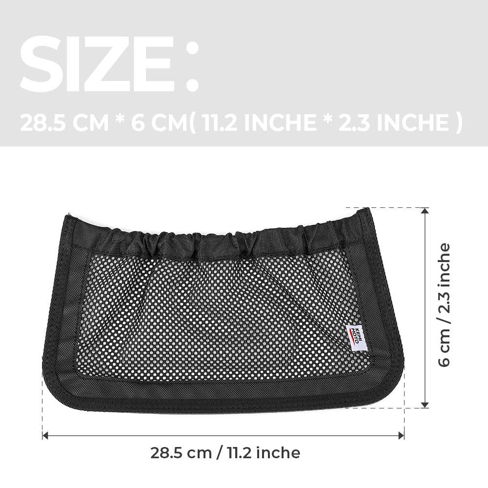 Kemimoto Utv Rear Backrest Storage Nets Compatible With Can Am Defender Max Replacement New Oem #715003019 Black (Sold In Pairs)