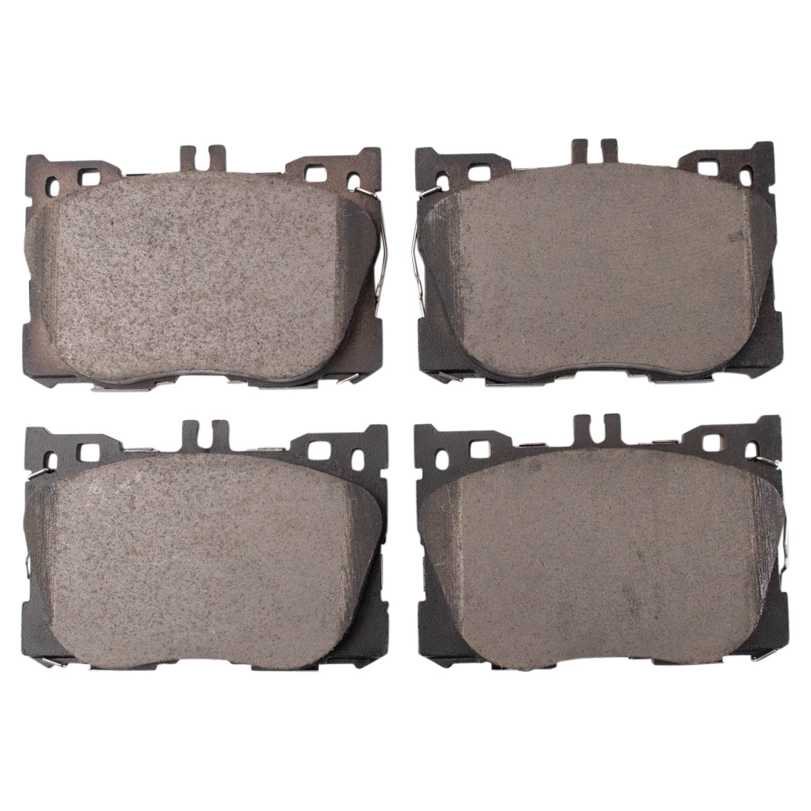 Trq Ceramic Front Brake Pads Compatible With 2017-2018 Mercedes-Benz C43 Amg, 2016-2018 Glc300, Glc43 Amg