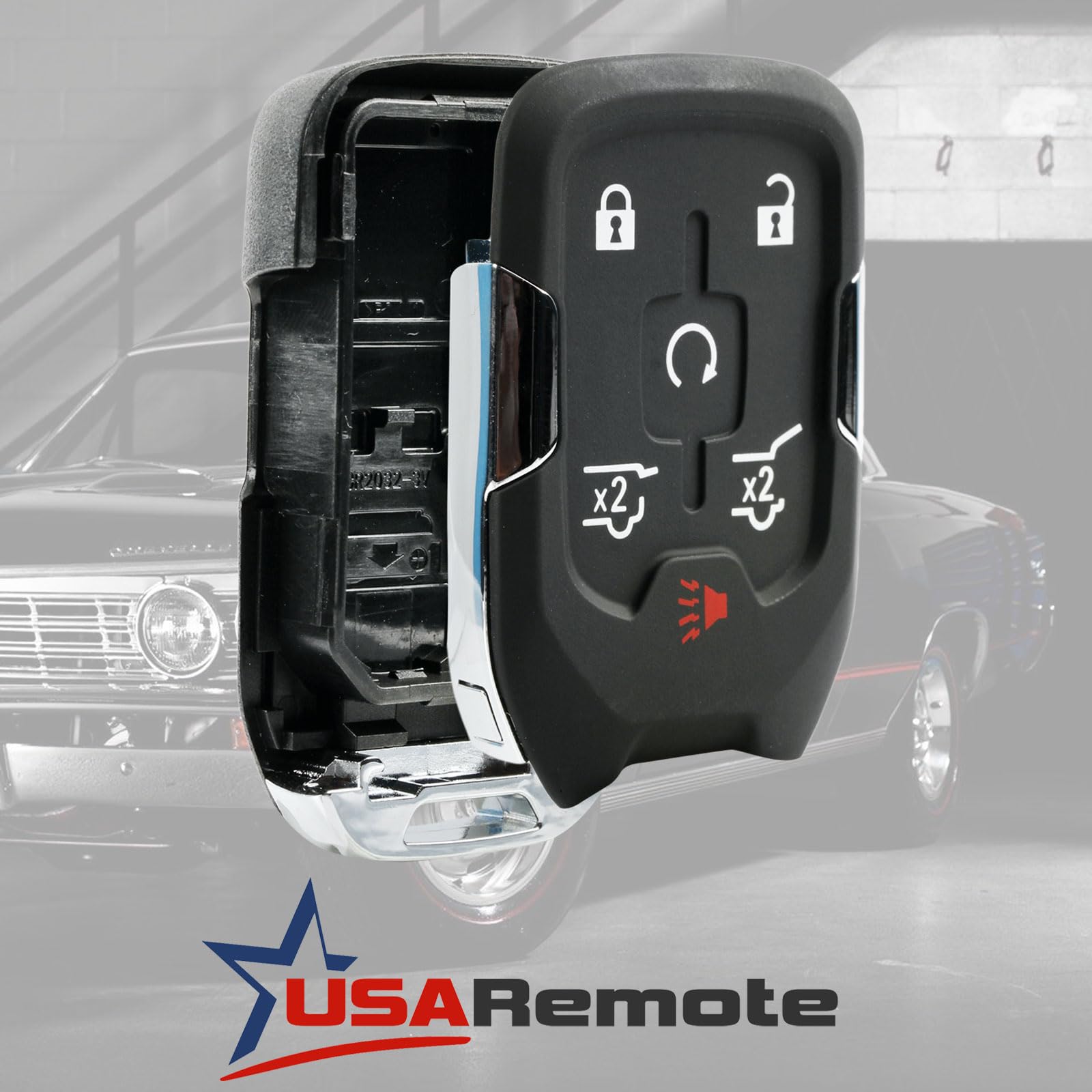 Case Shell Smart Key Fob Keyless Entry Remote Fits 2014 2015 2016 2017 Chevy Tahoe Suburban / Gmc Yukon (Hyq1Aa)