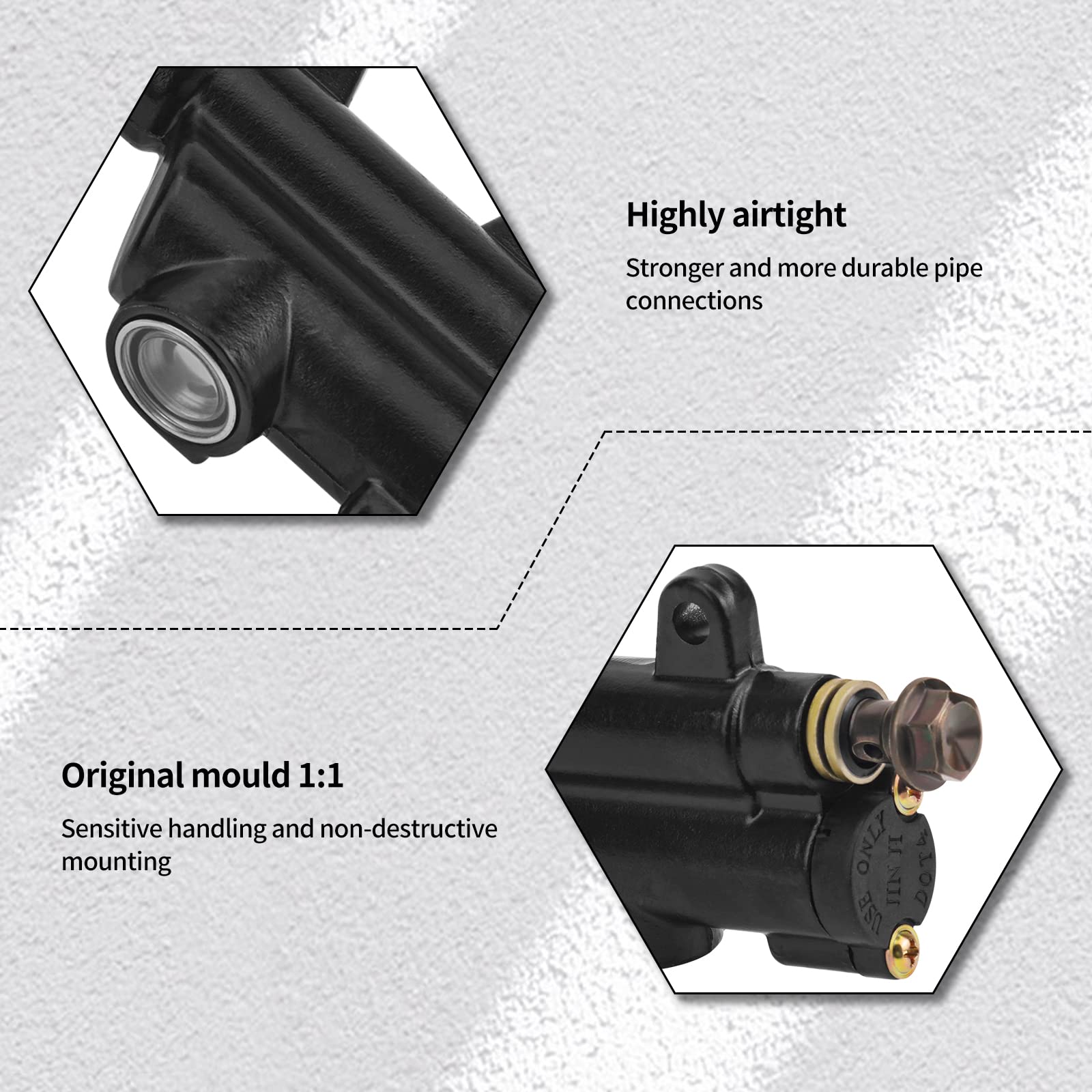 Rear Brake Master Cylinder Coolster Fits For Most Of 50Cc 70Cc 90Cc 110Cc 125Cc Dirt Bike Chinese Atv Quad Taotao Bms Roketa