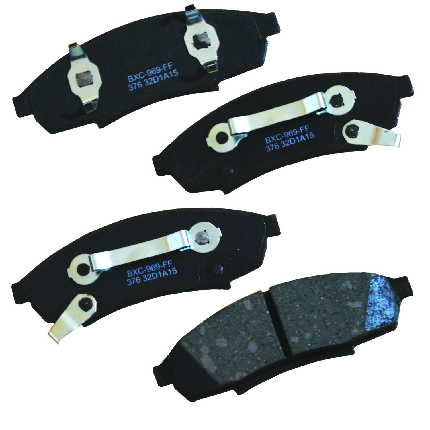 Bendix Premium Sbc376 Ceramic Front Brake Pads For Buick Regal 1996-1988, Chevrolet Lumina 2001-1990, Monte Carlo 1999-1995, Old