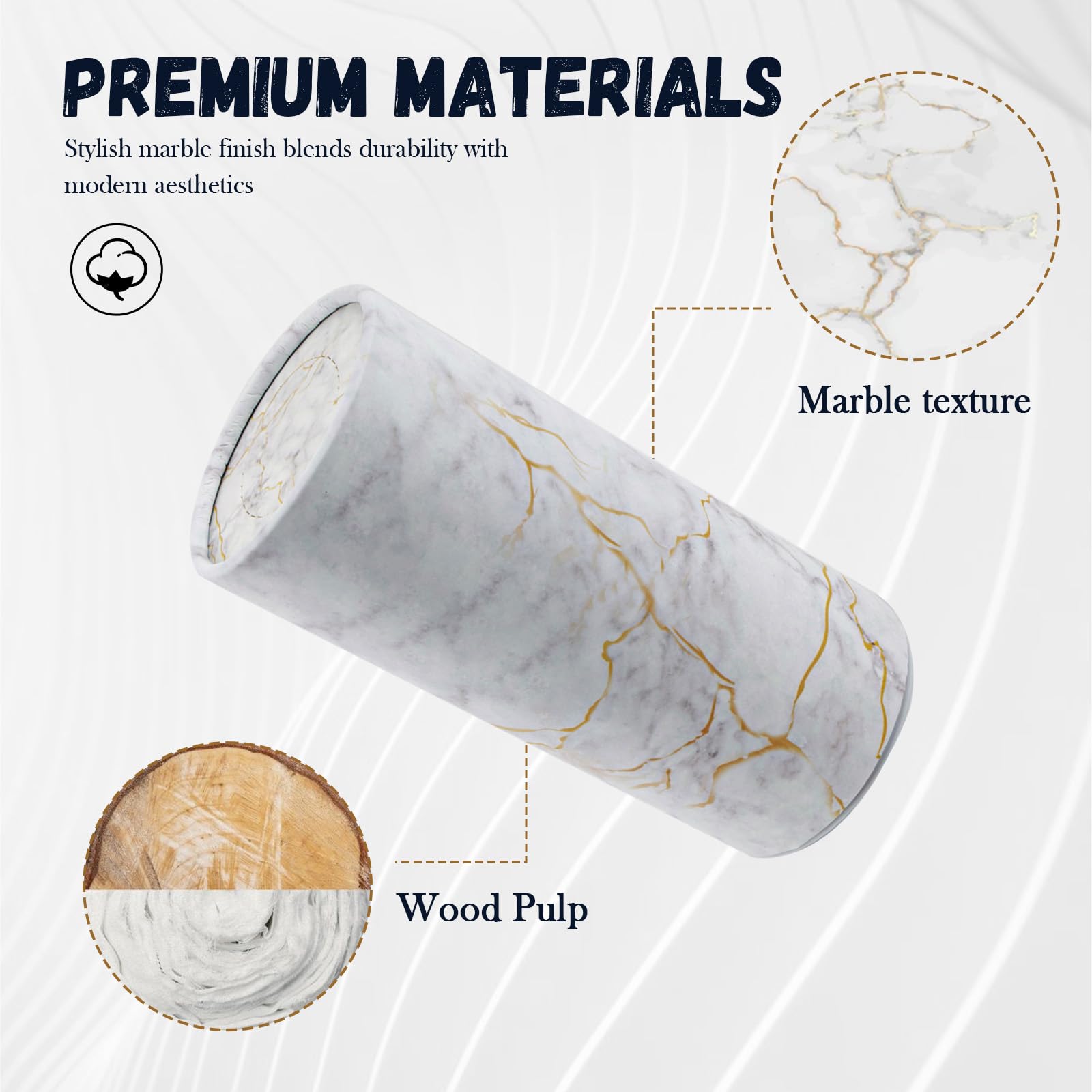 4PCS Car Tissue Holder for Car Cup Holder,Minimalist Car Tissues Cylinder of Travel Tissues Replace 50 Facial Tissue,Universal C