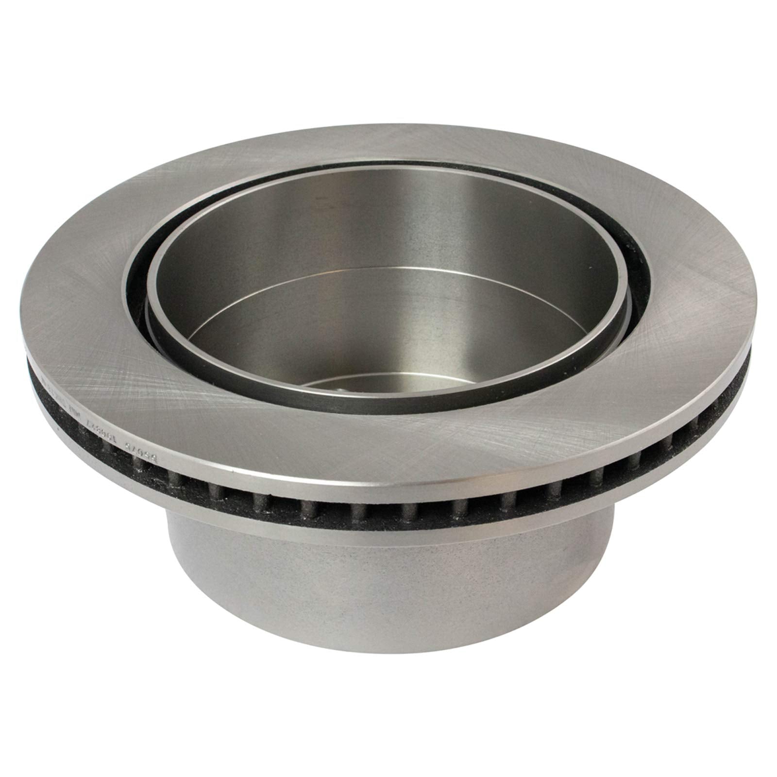 Trq Dually Rear Brake Rotor & Ceramic Metallic Pad Set For 03-10 Express Savana Van